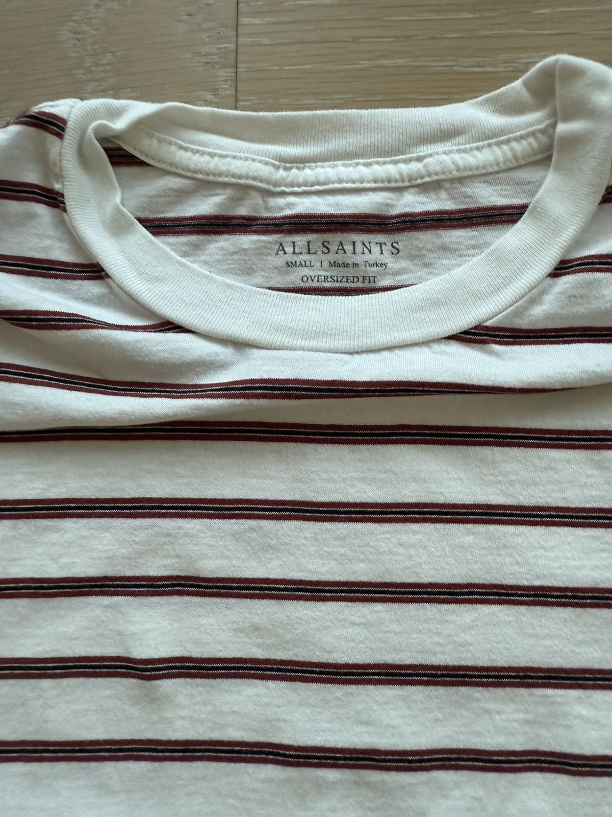 Allsaints Allsaints Travis Crew Striped Shirt Size US S / EU 44-46 / 1 - 3 Thumbnail