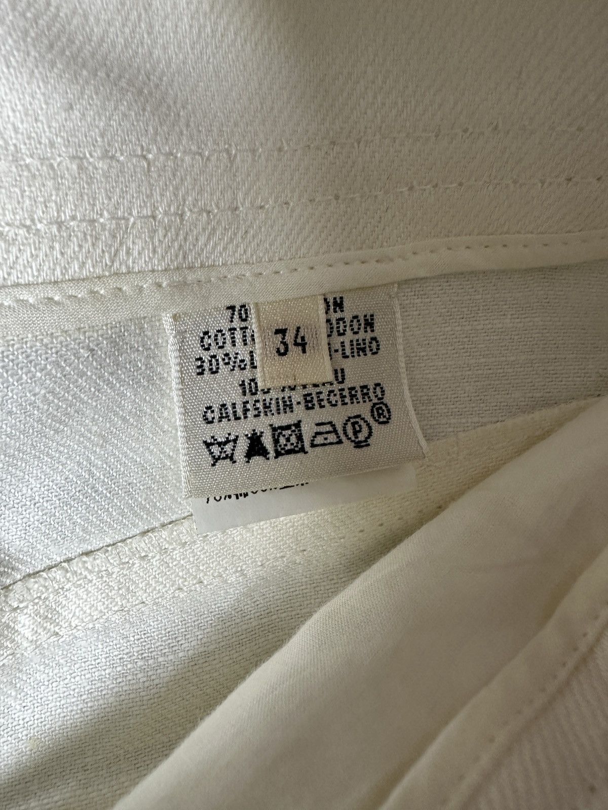 Hermes HERMES / MAISON MARGIELA ERA - CALFSKIN JEANS Size 24" / US 00 / IT 34 - 5 Thumbnail
