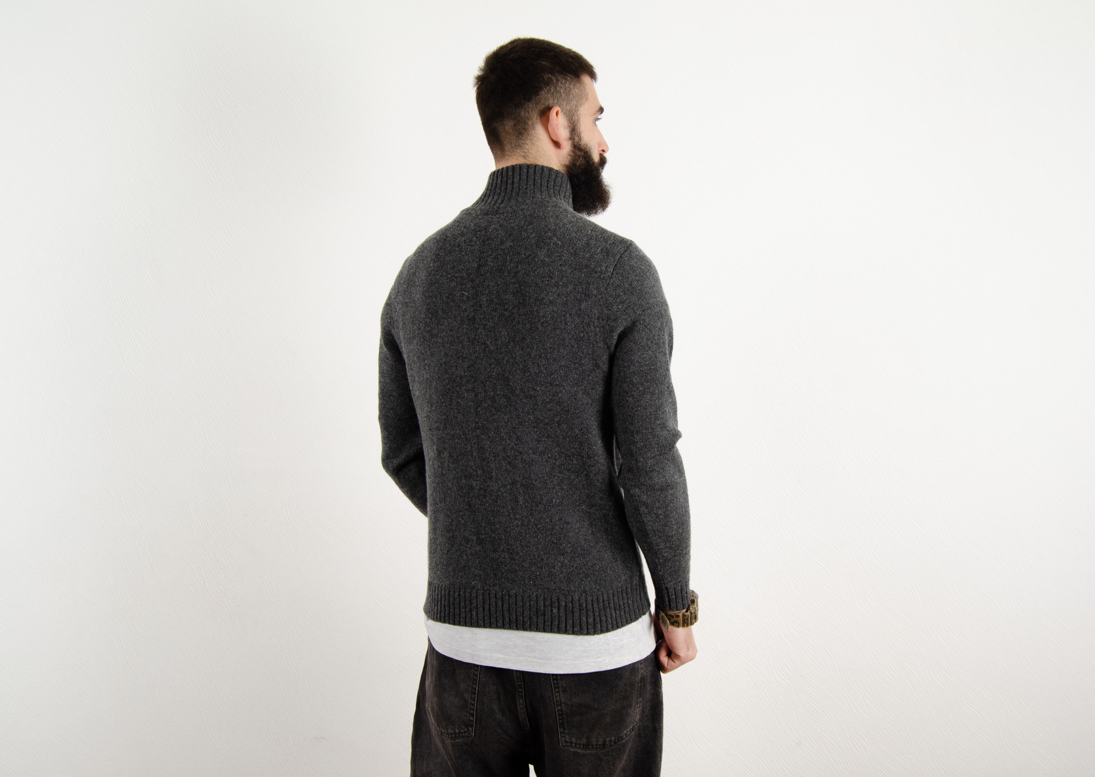 Napapijri Napapijri Geographic 1/4 Zip Wool Sweater Pullover Size US S / EU 44-46 / 1 - 2 Thumbnail