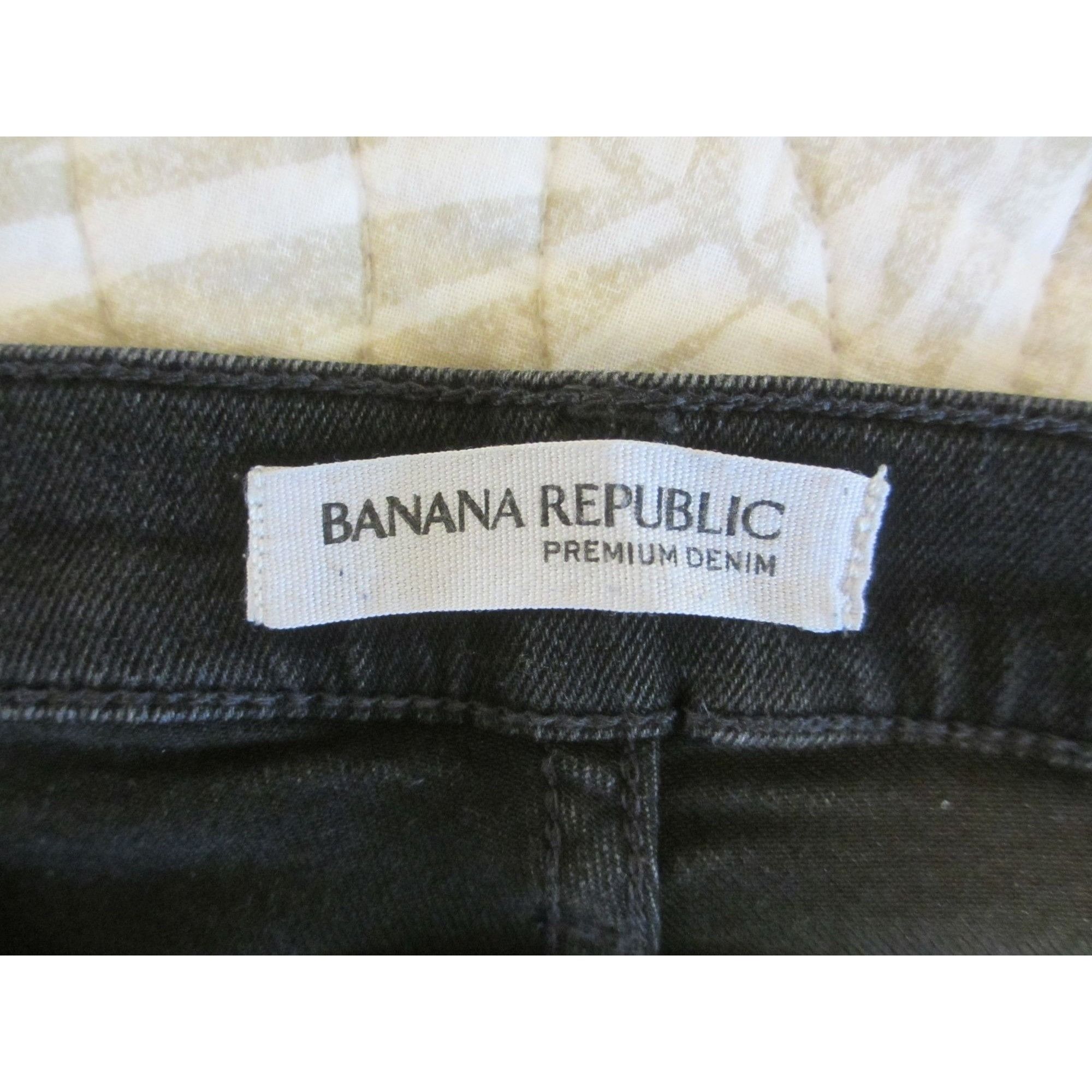 Banana Republic BANANA REPUBLIC PRECISION DENIM 31 SKINNY BLUE JEANS Size 31" - 5 Thumbnail