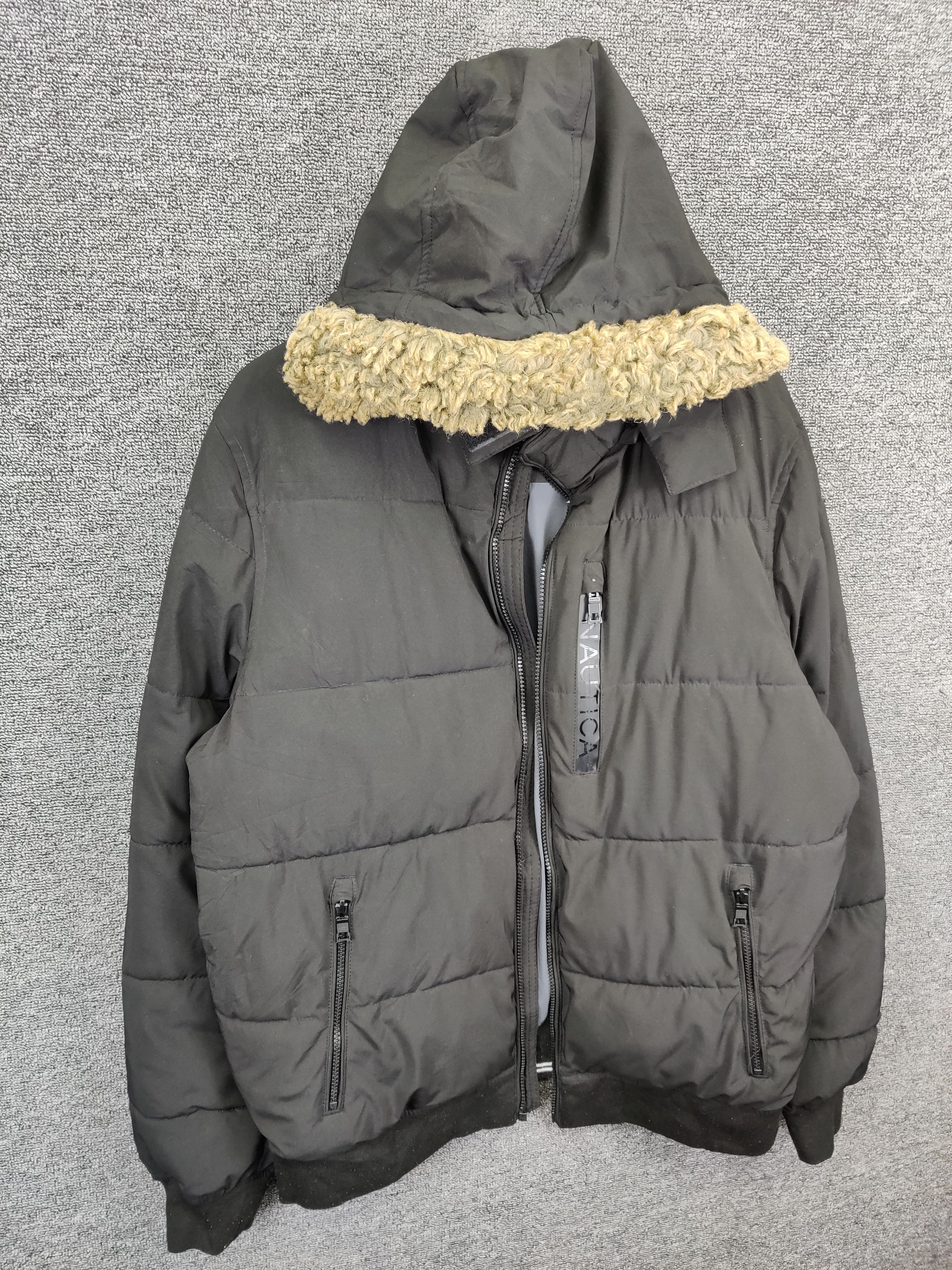 Nautica Vintage Nautica Down Puffer Fur Jacket Size US L / EU 52-54 / 3 - 5 Thumbnail