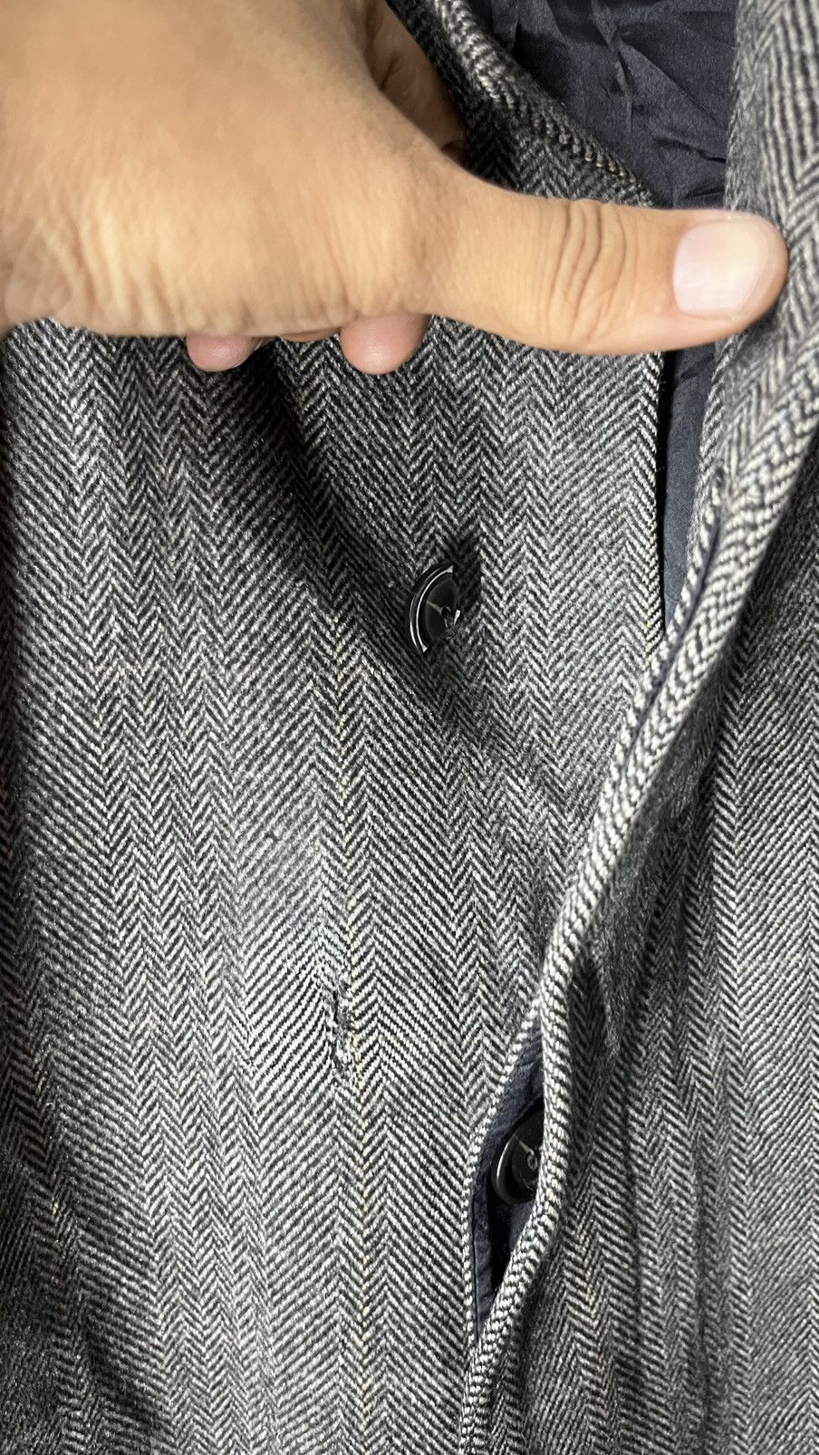 Hardy Amies HARDY AMIES CASHMERE LONG COAT WOOL PARKA JACKET Size US M / EU 48-50 / 2 - 5 Thumbnail