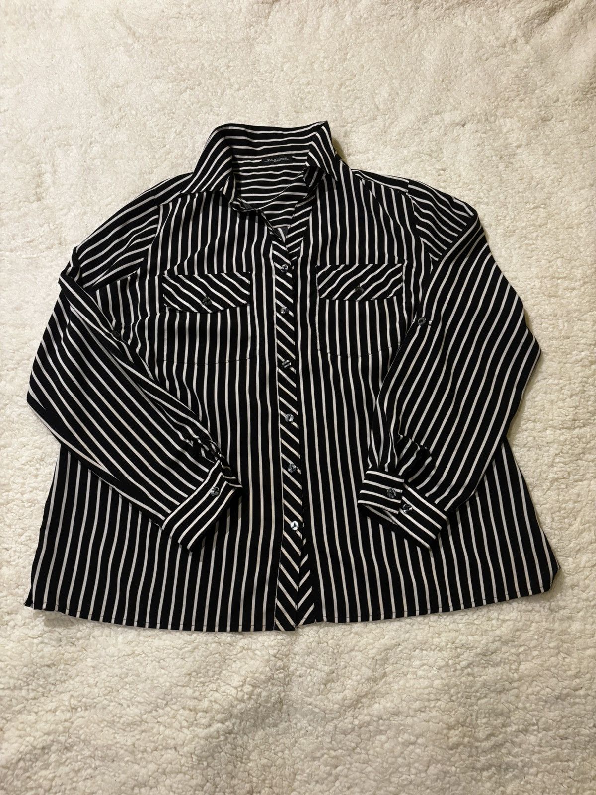 Other Women’s black & white blouse1910 Size L / US 10 / IT 46 - 10 Thumbnail
