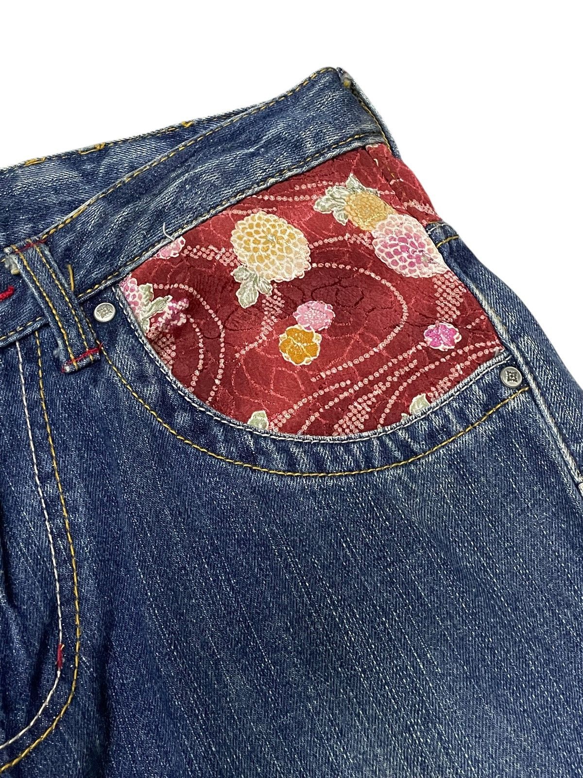 Japanese Brand × PPFM × Red Monkey Gumu Japan Multi Pocket Japanese Crafted Art Baggy Jeans Size US 30 / EU 46 - 9 Thumbnail