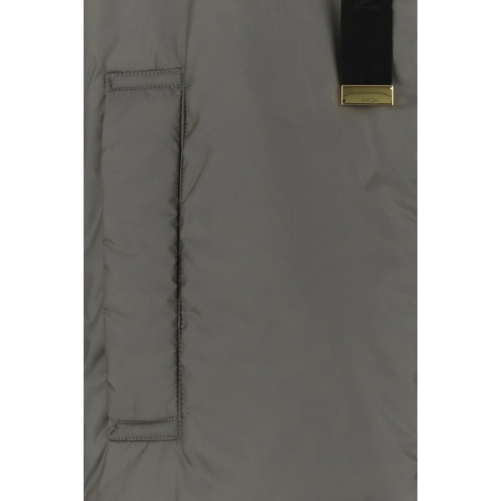 Max Mara MAX MARA Daria Dark Gray Polyester Padded Jacket New & Authe Size L / US 10 / IT 46 - 3 Thumbnail