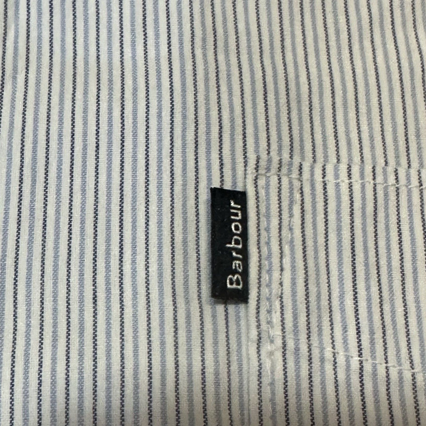 Barbour Barbour Button Up Shirt Mens Medium Blue Striped Tailored Fit Shirt (Barbour) Size US M / EU 48-50 / 2 - 3 Thumbnail