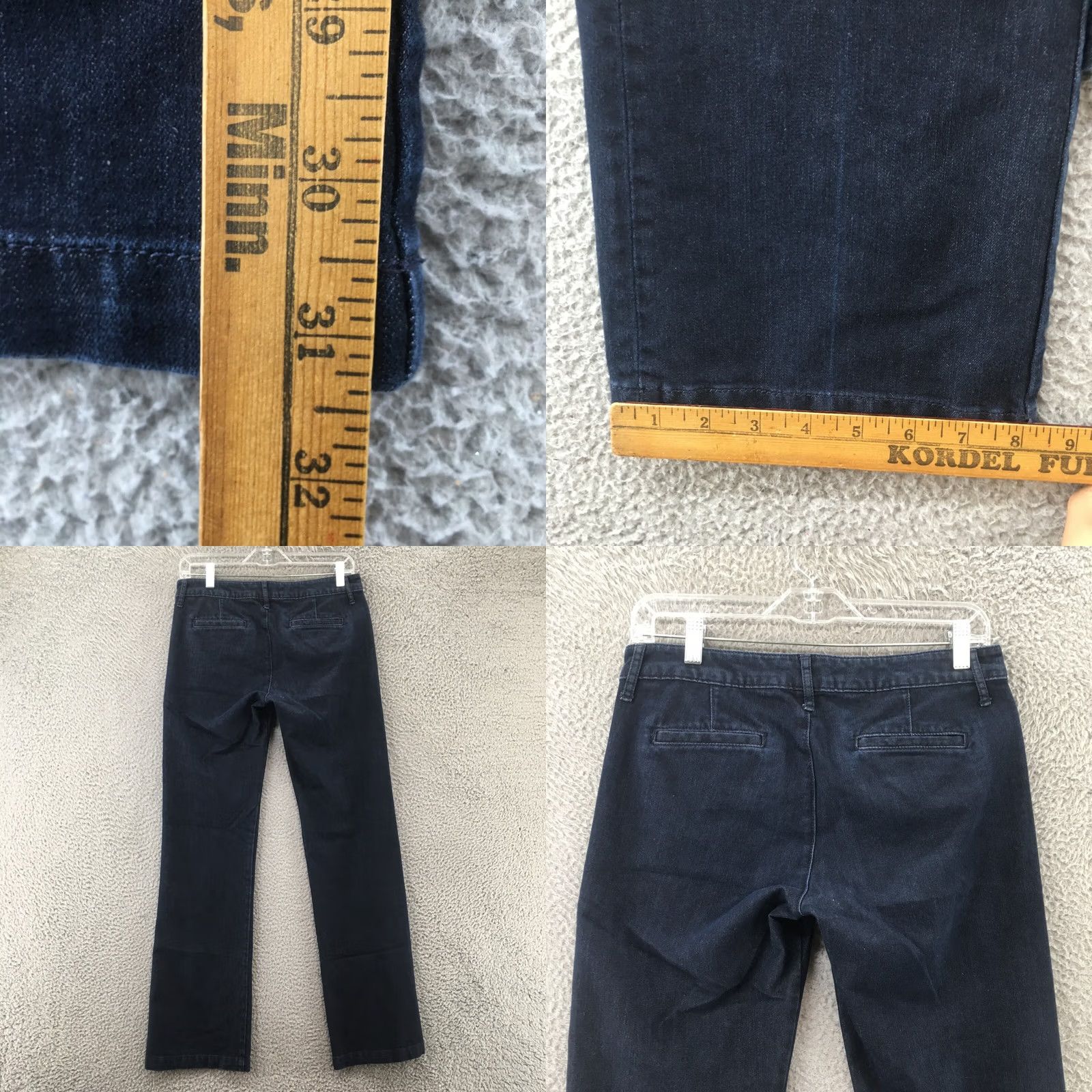 Banana Republic Banana Republic Jeans Womens Bootcut 27 Blue Dark Wash Denim Mid Rise 5 Pockets Jeans Womens Regular Blue 5-Pocket Denim Size 27" / US 4 / IT 40 - 8 Thumbnail