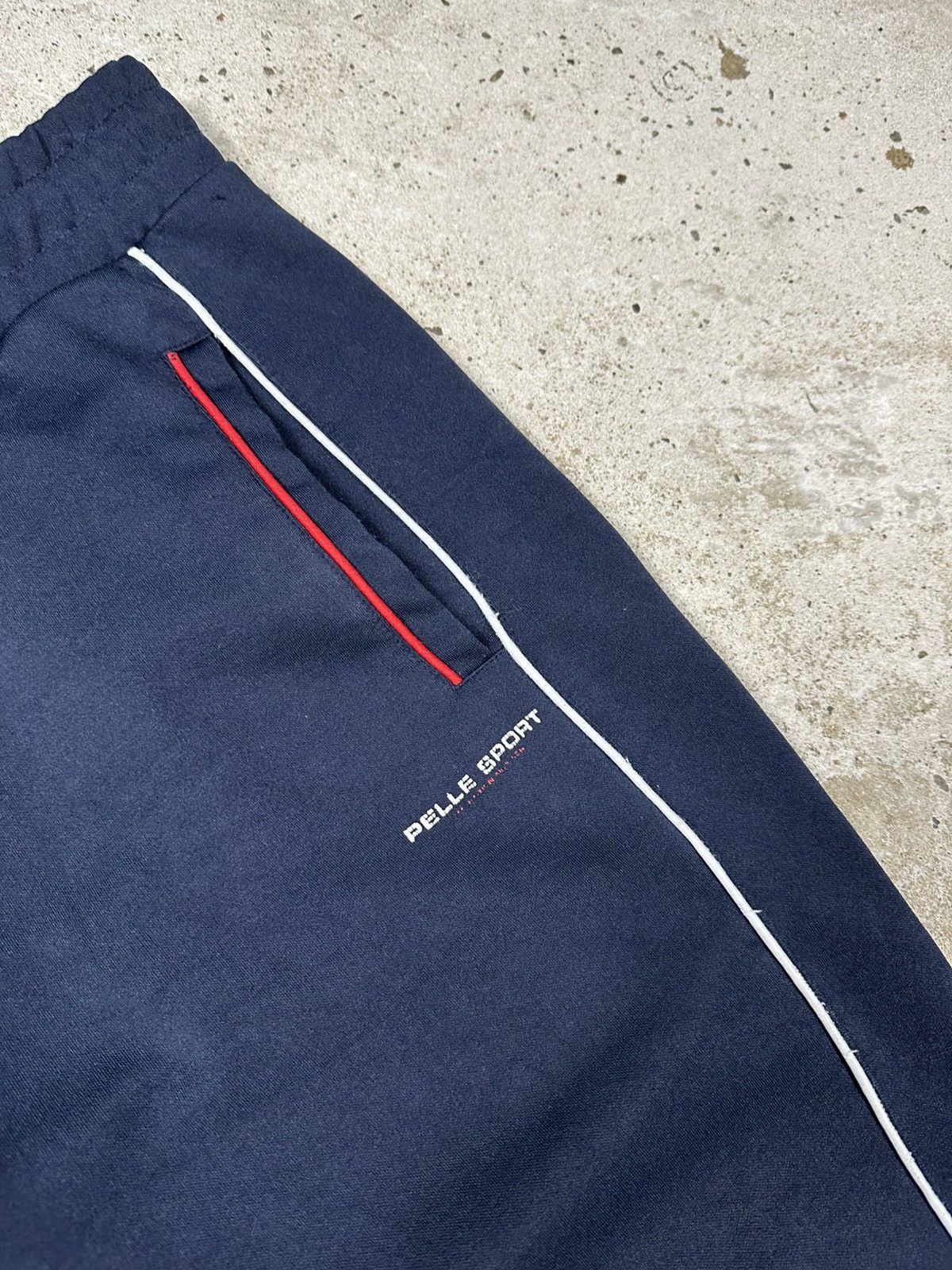 Pelle Pelle Vintage Y2K Pelle Pelle Sport Navy Track Pants Rap Hip Hop Size US 36 / EU 52 - 7 Thumbnail