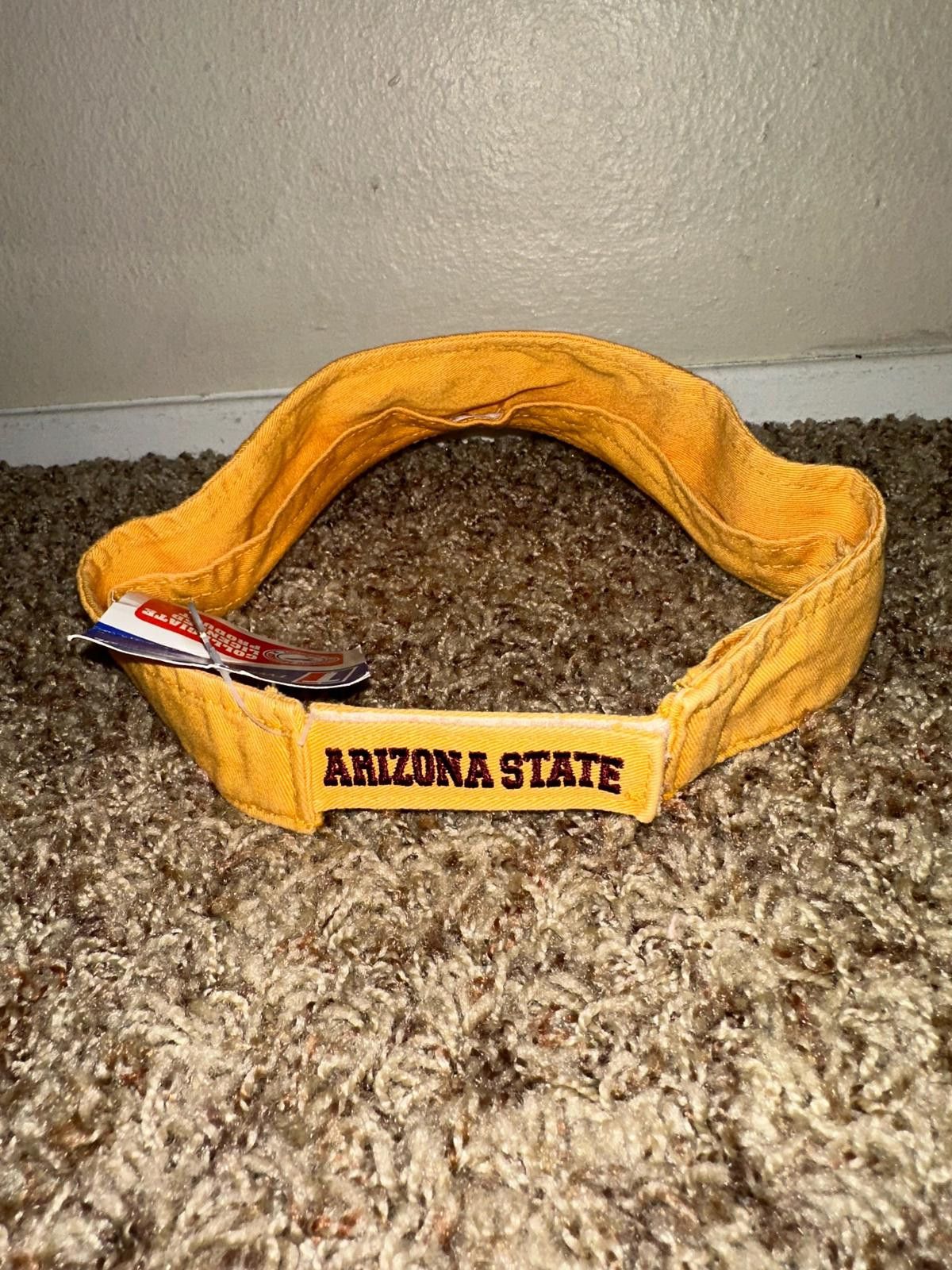 Arizona Jean Co. Arizona State Sun Devils men's yellow visor hat cap Size ONE SIZE - 7 Thumbnail