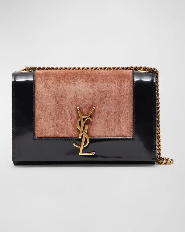 Saint Laurent Paris o1tp1o0525 Size: OS/Two Tone Shoulder Bag in Black Size ONE SIZE - 1 Thumbnail