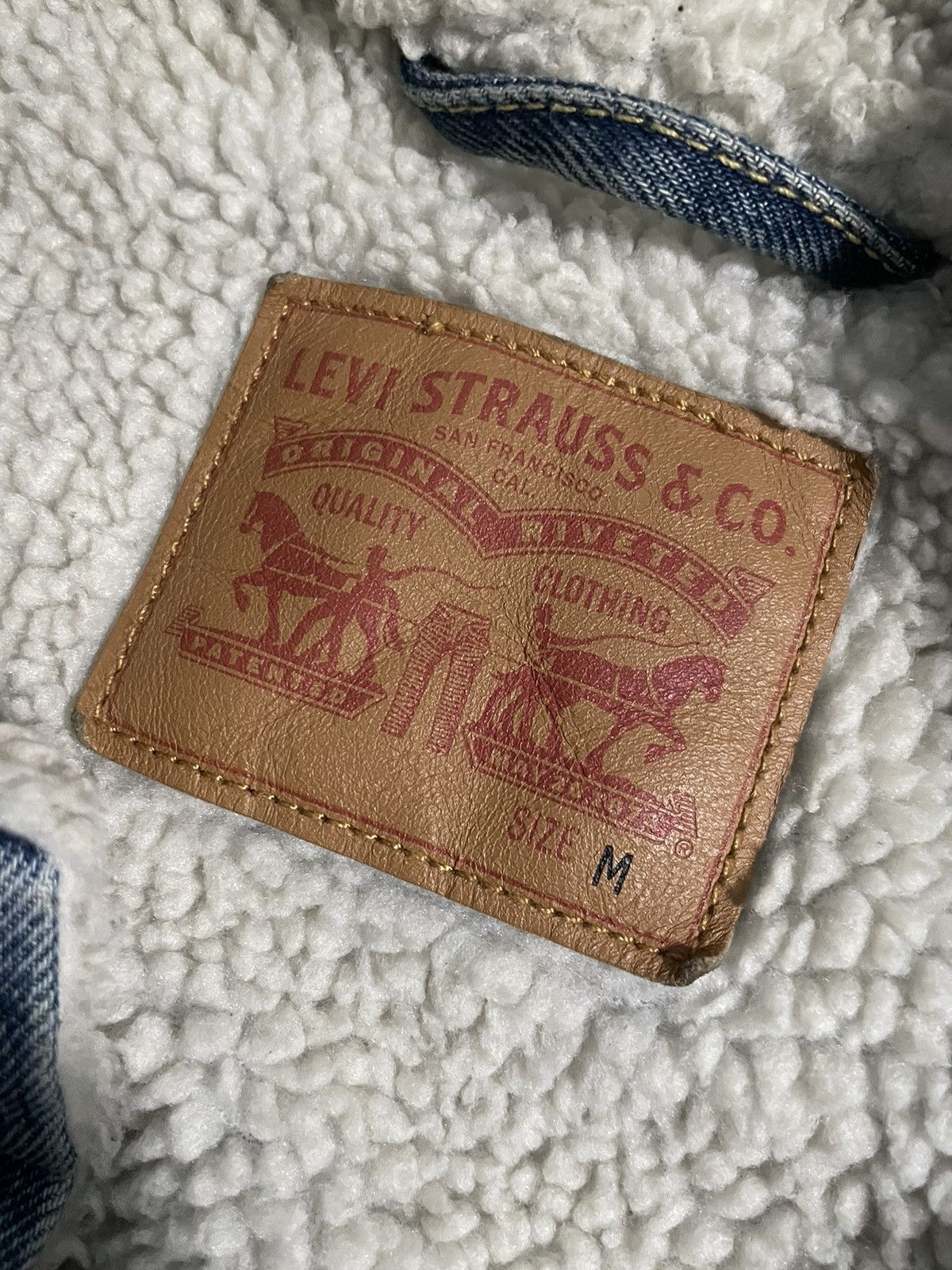 Levi's Levi’s Sherpa Denim Jacket Size US M / EU 48-50 / 2 - 4 Thumbnail
