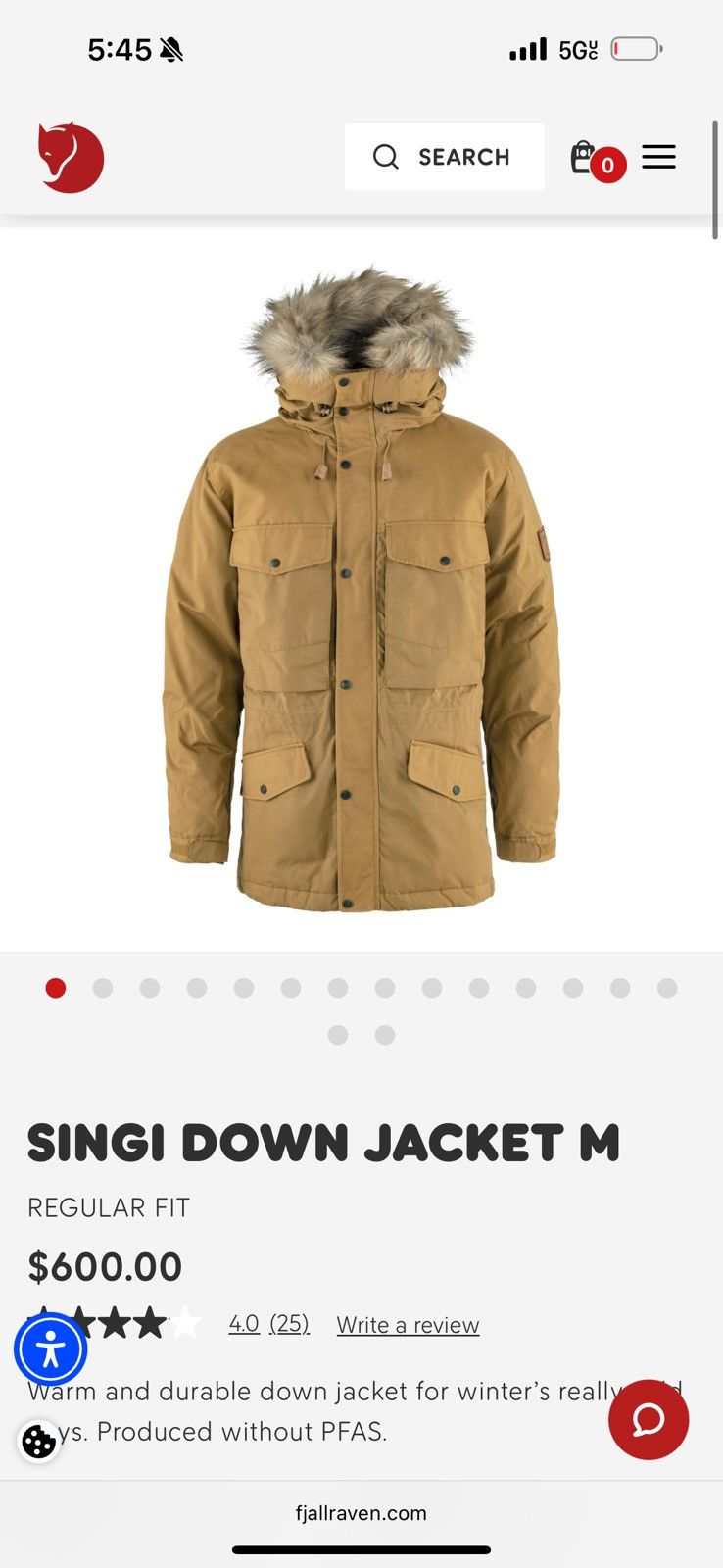 Fjallraven Fjall Raven Singi Down Jacket Size US S / EU 44-46 / 1 - 1 Thumbnail