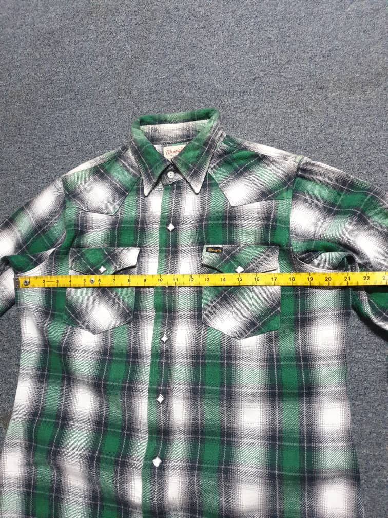 Wrangler 💥Wrangler Square button checkered Western shirt Size US M / EU 48-50 / 2 - 10 Thumbnail