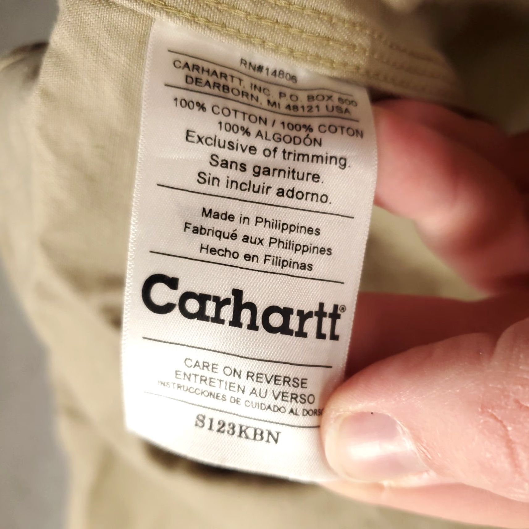 Carhartt Carhartt Shacket Shirt Mens 4XL Canvas Heavyweight Twill Pearl Snap Ironwood Size US XXL / EU 58 / 5 - 4 Thumbnail