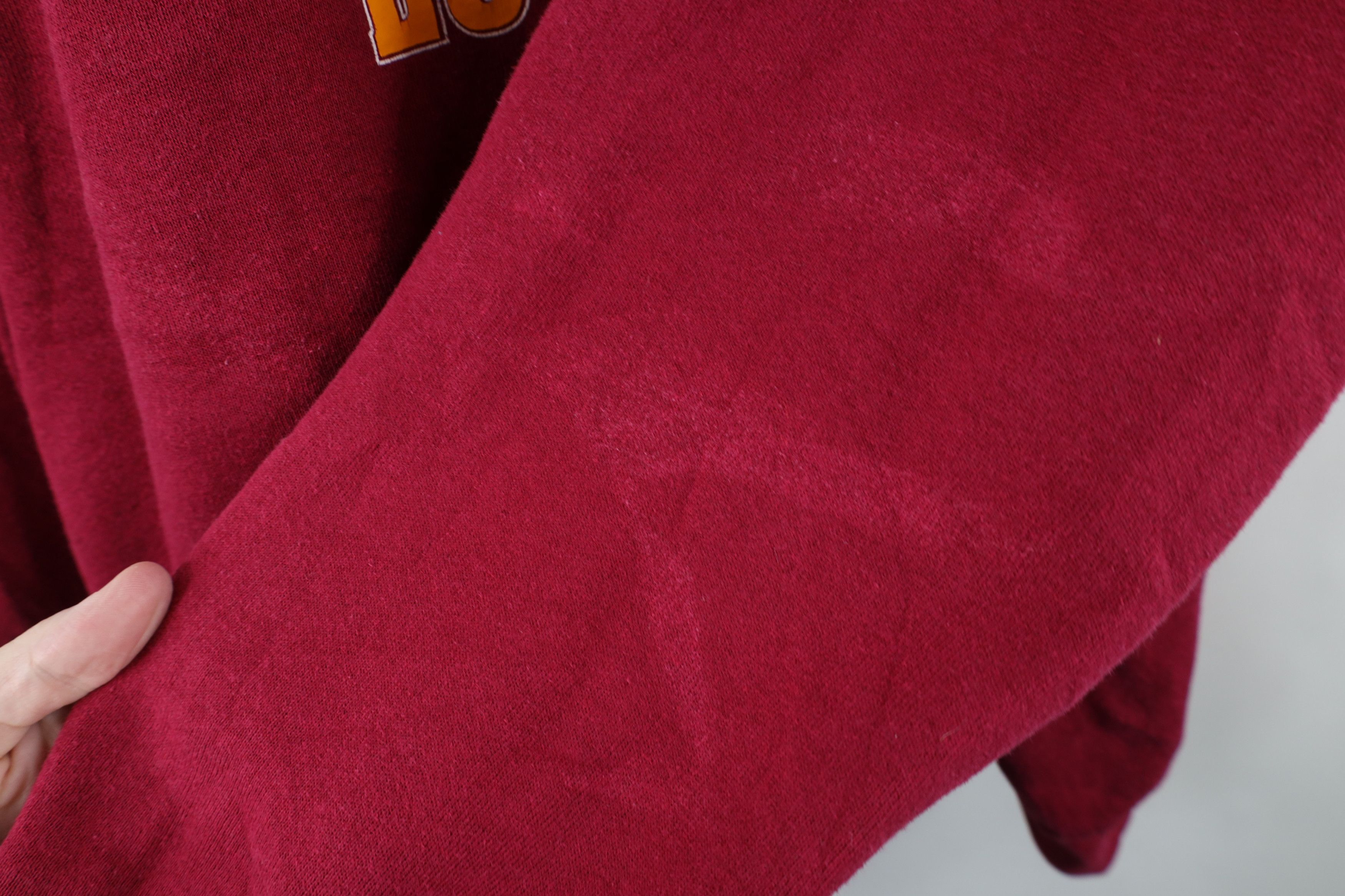 Vintage Vintage 90s Concordia Lutheran Crewneck Sweatshirt Red USA Size US XL / EU 56 / 4 - 7 Thumbnail
