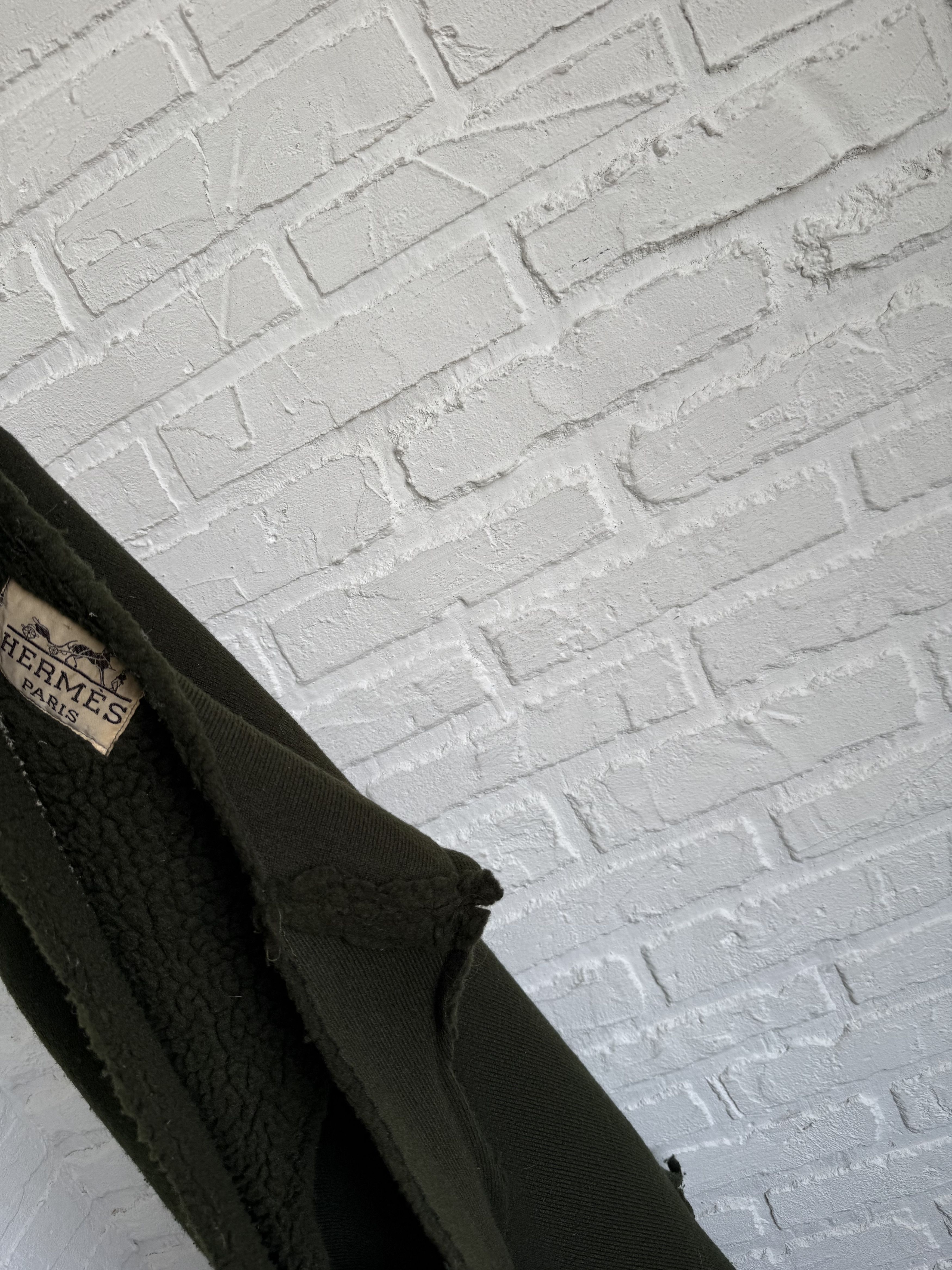 Hermes ARCHIVE Vintage Hermes Paris Wool Fleece Long Vest Gilet Size S / US 4 / IT 40 - 6 Thumbnail