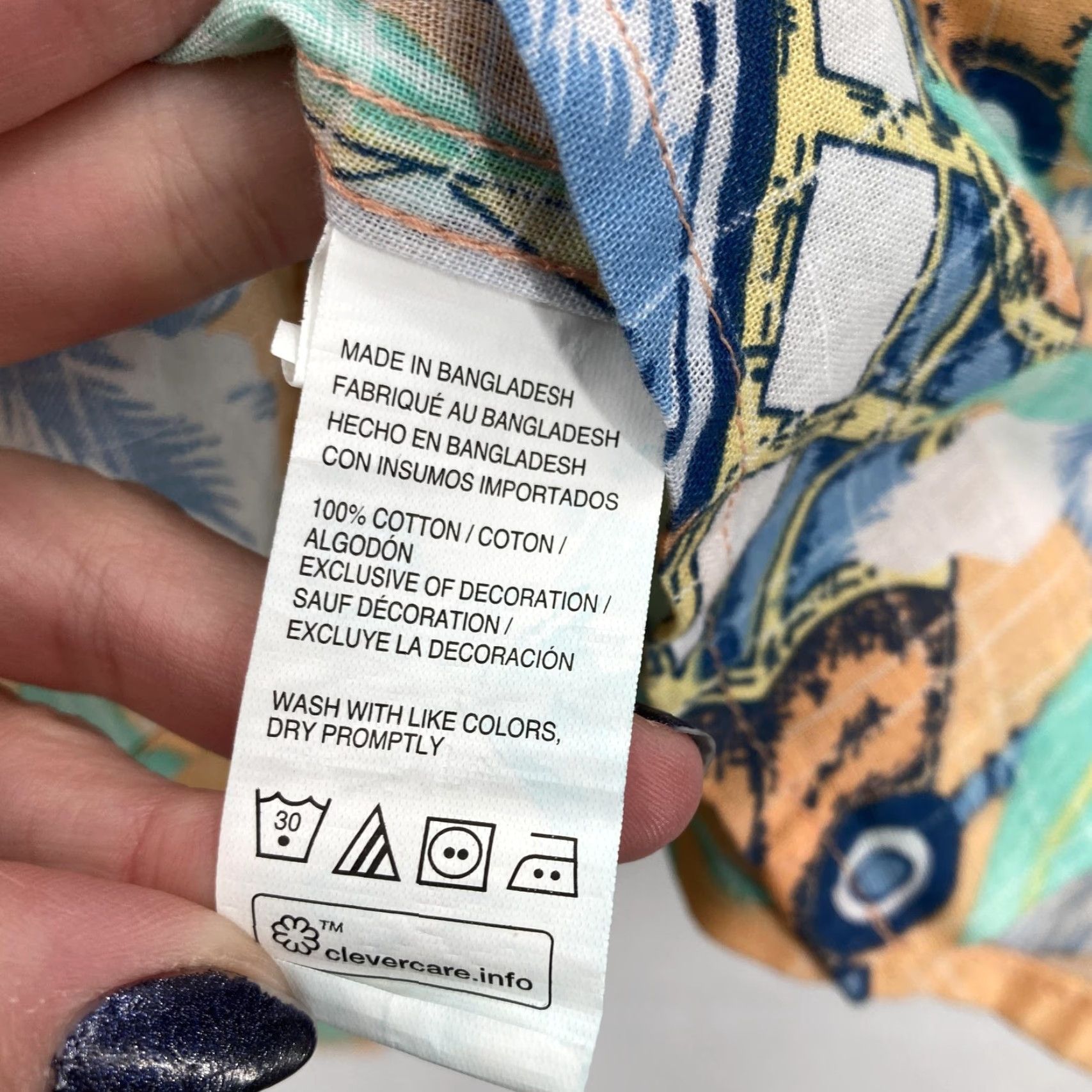 Izod IZOD Saltwater Shirt 2XL Mens Caramel Cream Dockside Hawaiian Floral Cotton NWT Size US XXL / EU 58 / 5 - 5 Thumbnail
