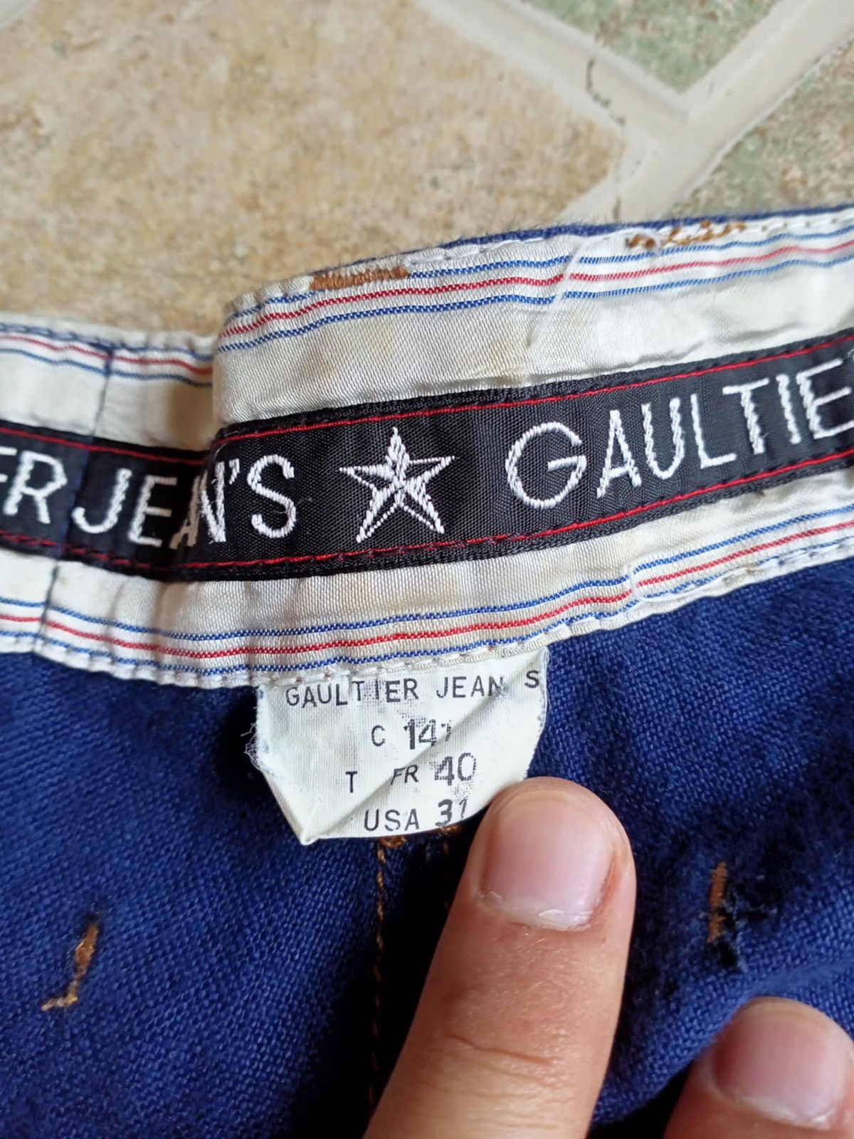 Jean Paul Gaultier VINTAGE JEAN PAUL GAULTIER JEANS Size US 31 - 6 Thumbnail