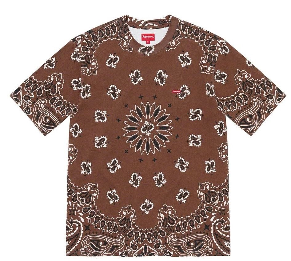 Supreme small box logo bandana tee Size US L / EU 52-54 / 3 - 1 Thumbnail