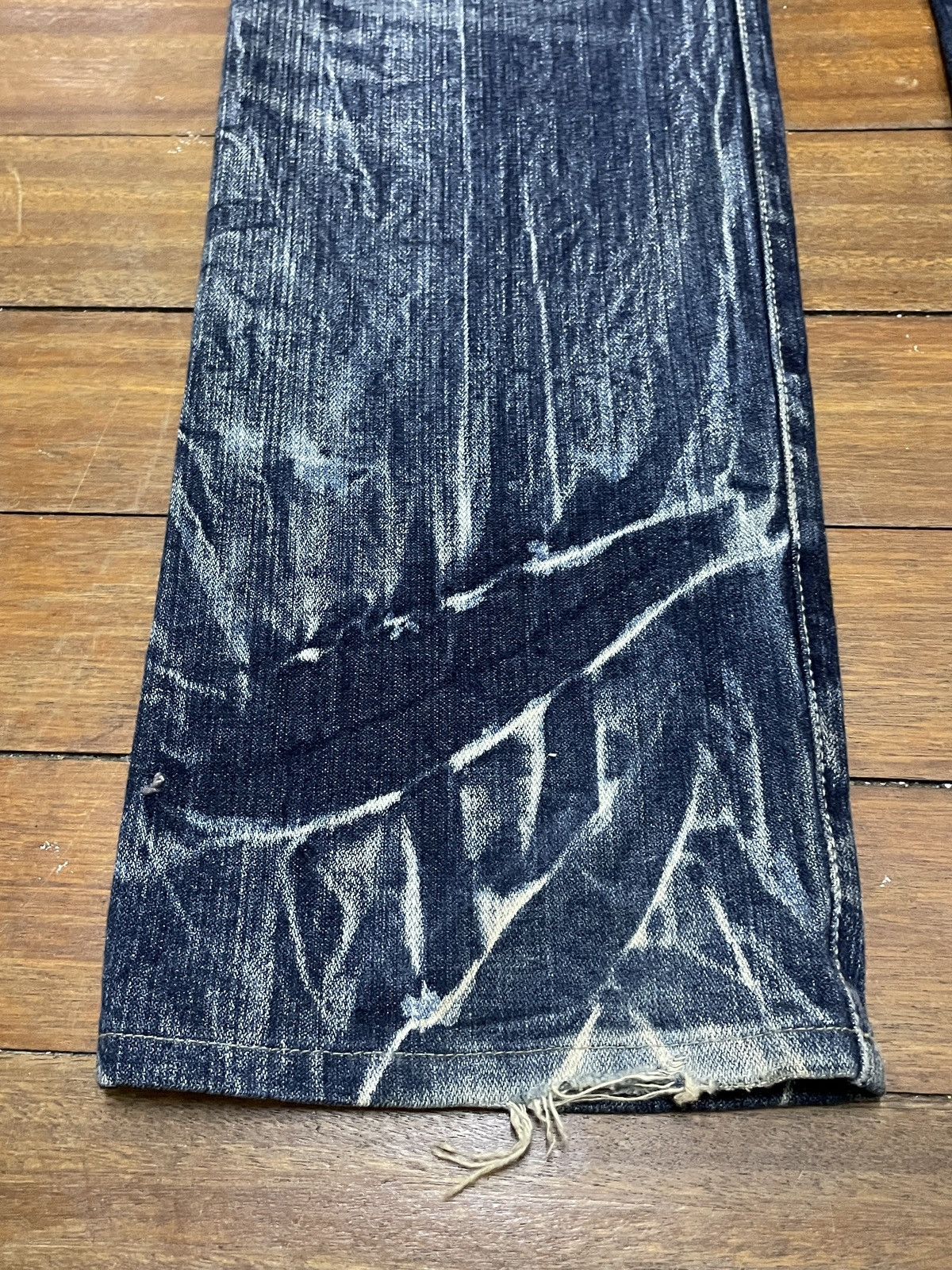 Vintage Rare Design Vintage Japanese Brand Jungle Storm Jeans 1990s Size US 33 - 7 Thumbnail