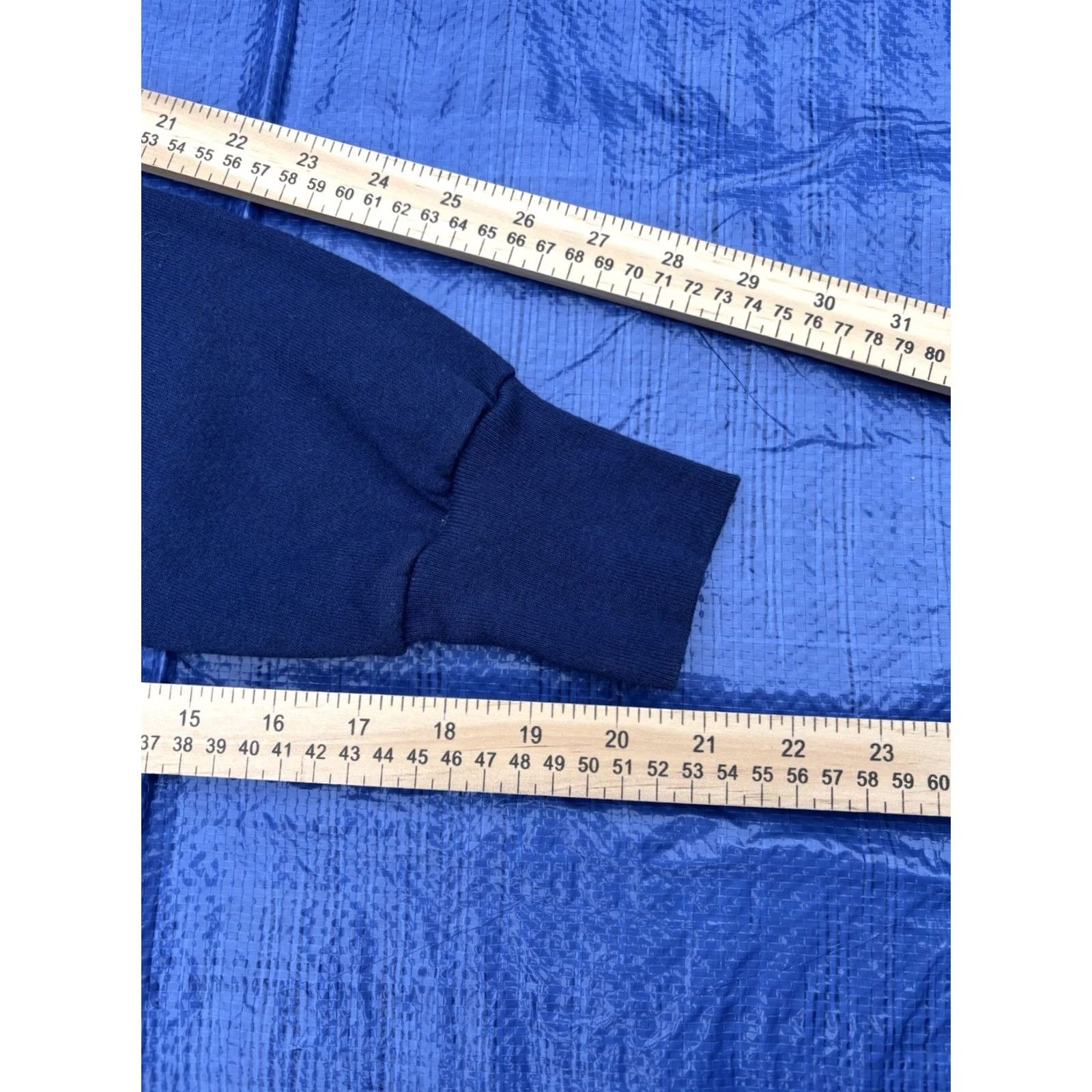 Vintage VINTAGE Normandy Navy Blue Sweatshirt XL Men 80s 90s IBEW USA Union Graphic Print Pullover Crew Neck Sweatshirt Size US XL / EU 56 / 4 - 6 Thumbnail
