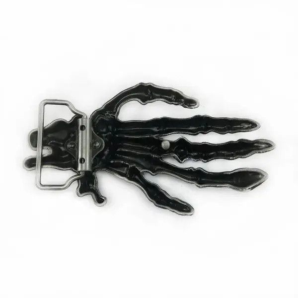 Japanese Brand Skull Hands Metal belt buckle ( no belt ) Size ONE SIZE - 3 Thumbnail