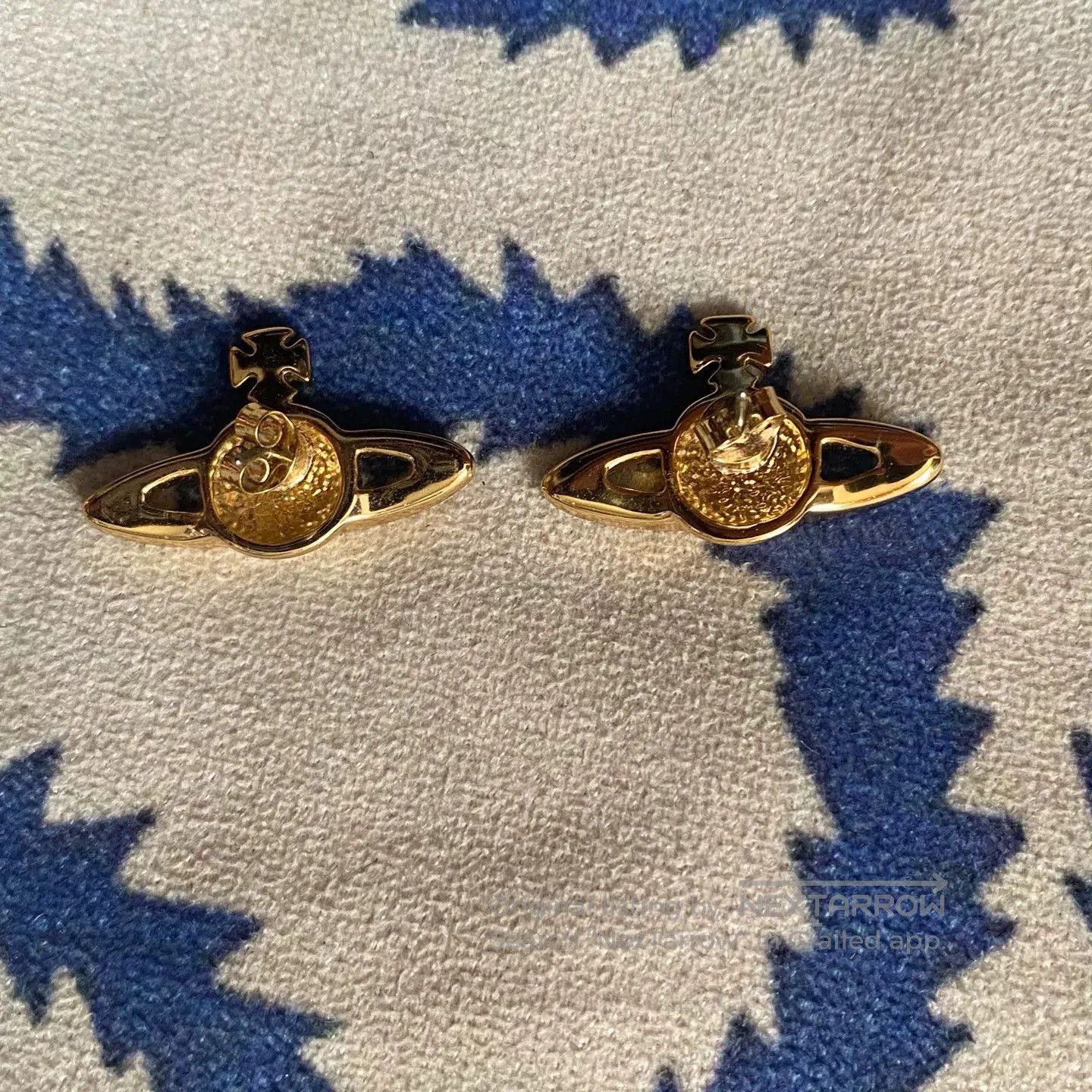Vivienne Westwood Vivienne Westwood White Enamel Earrings. Size ONE SIZE - 5 Thumbnail