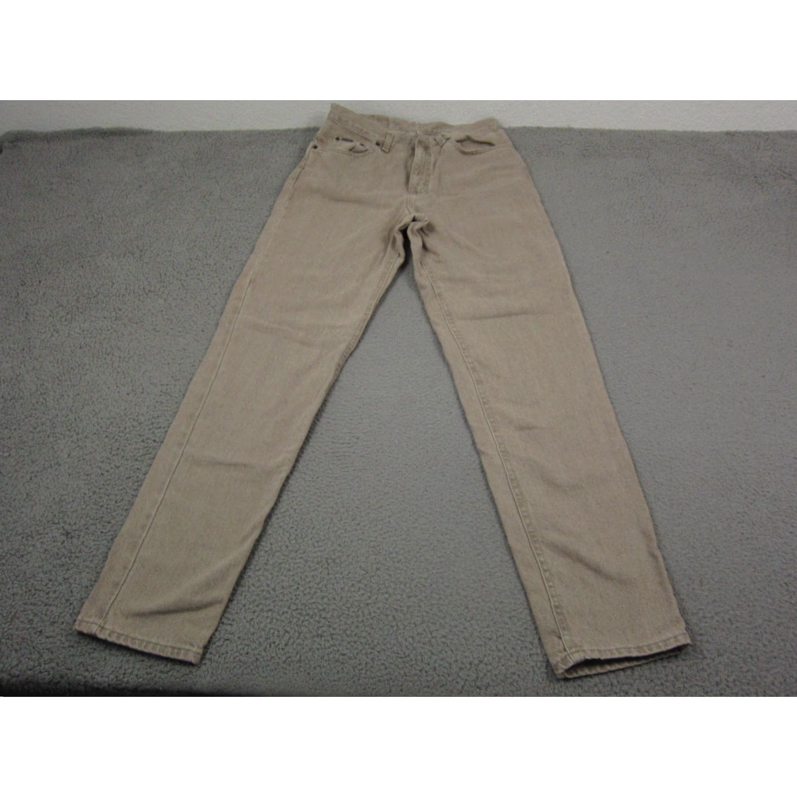 Lee Vintage Lee Jeans Womens 12 Brown 30 x 32 Lightwash Tapered Riders Deadstock Jeans Mens Womens Boys Girls Size 34" / US 12 / IT 48 - 7 Thumbnail