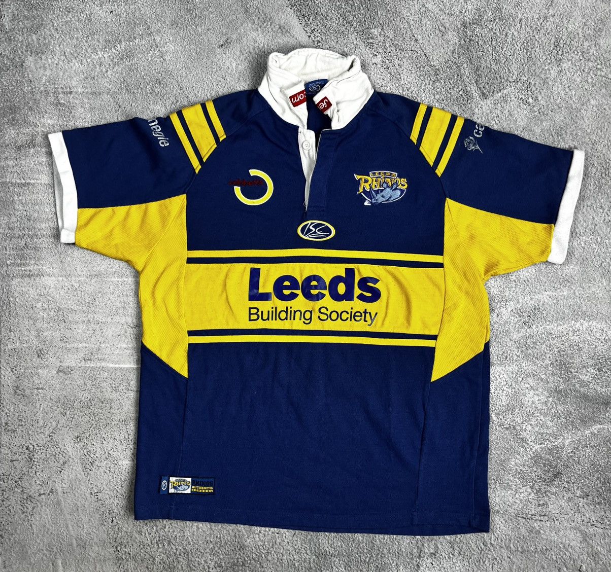 Rugby Ralph Lauren VINTAGE ISC MEN LEEDS RHINOS 2008 HOME RUGBY LEAGUE JERSEY Size US XL / EU 56 / 4 - 1 Thumbnail