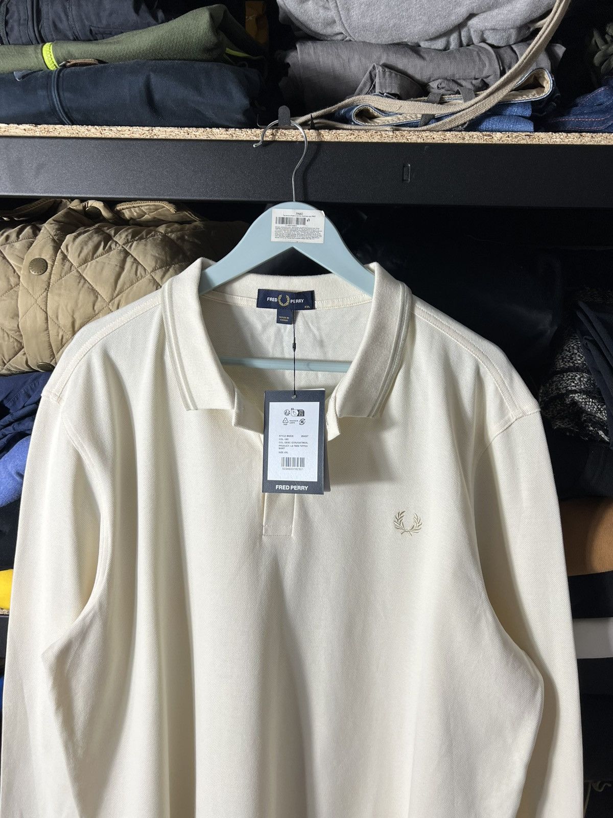 Fred Perry 🔥 Fred Perry Long Sleeve Polo Shirt — Size XXL Size US XXL / EU 58 / 5 - 2 Thumbnail