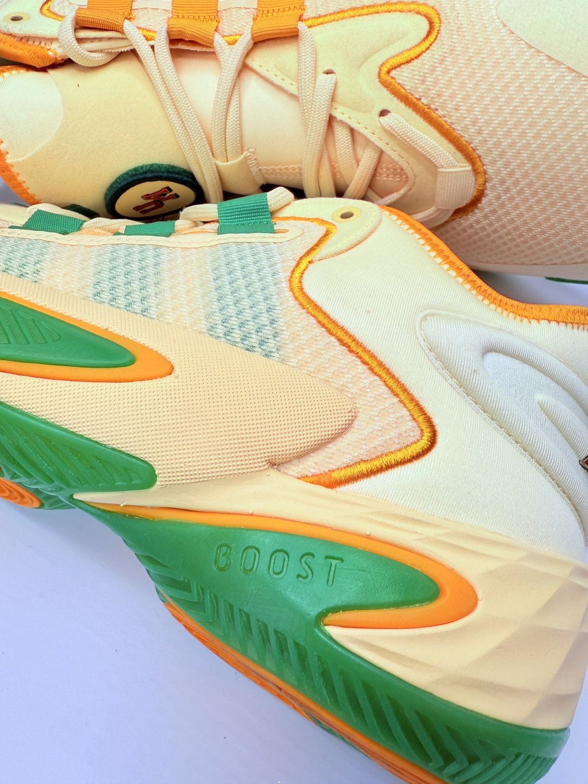 Adidas Adidas BYW Select PE Miami Hurricanes Men Sz 12.5 IE0880 Size US 12.5 / EU 45-46 - 13 Thumbnail