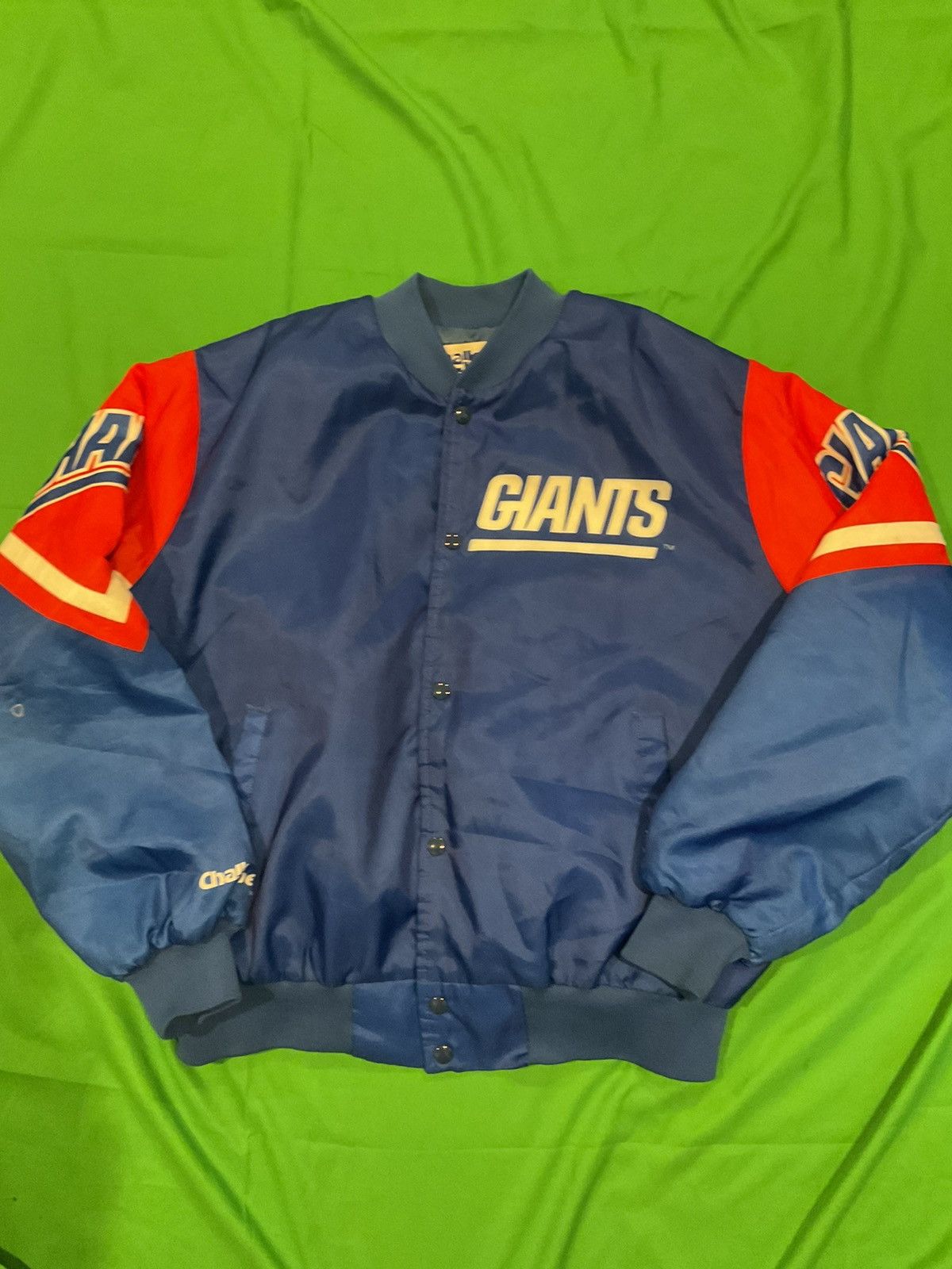 NFL × Vintage New York Giants bomber jacket Size US XL / EU 56 / 4 - 2 Thumbnail