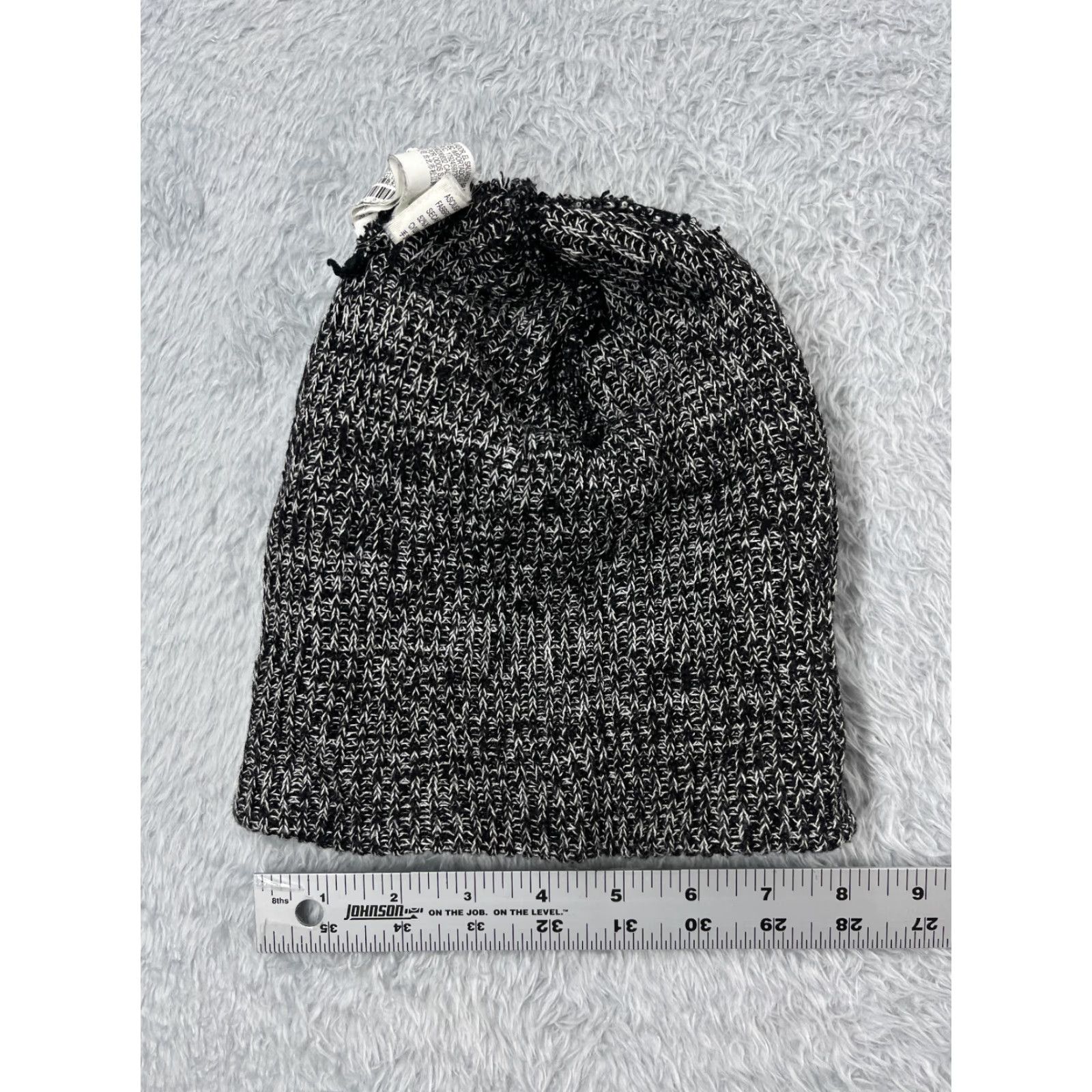 Forever 21 FOREVER 21 Beanie Womens One Size Black Gray Knit Acrylic Cotton Snow Ski Hat/Cap Beanie Womens One Size Black Gray Knit Acrylic Cotton Snow Ski Size ONE SIZE - 4 Thumbnail