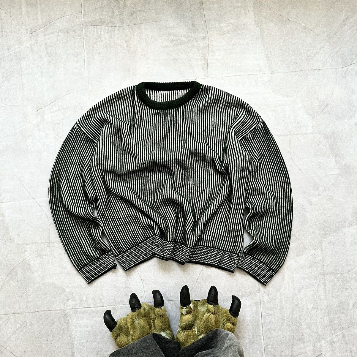 Hysteric Glamour CRAZY Japan Dolce Gabbana Style Rib Knit Sweater Y2K Size US L / EU 52-54 / 3 - 1 Thumbnail