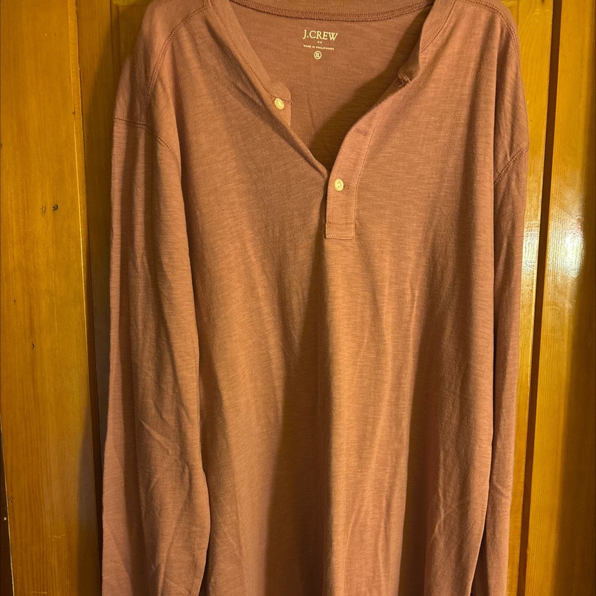 J.Crew J. Crew Mens longeeve shirt ( more of a mauve than purple) Size US XL / EU 56 / 4 - 1 Thumbnail