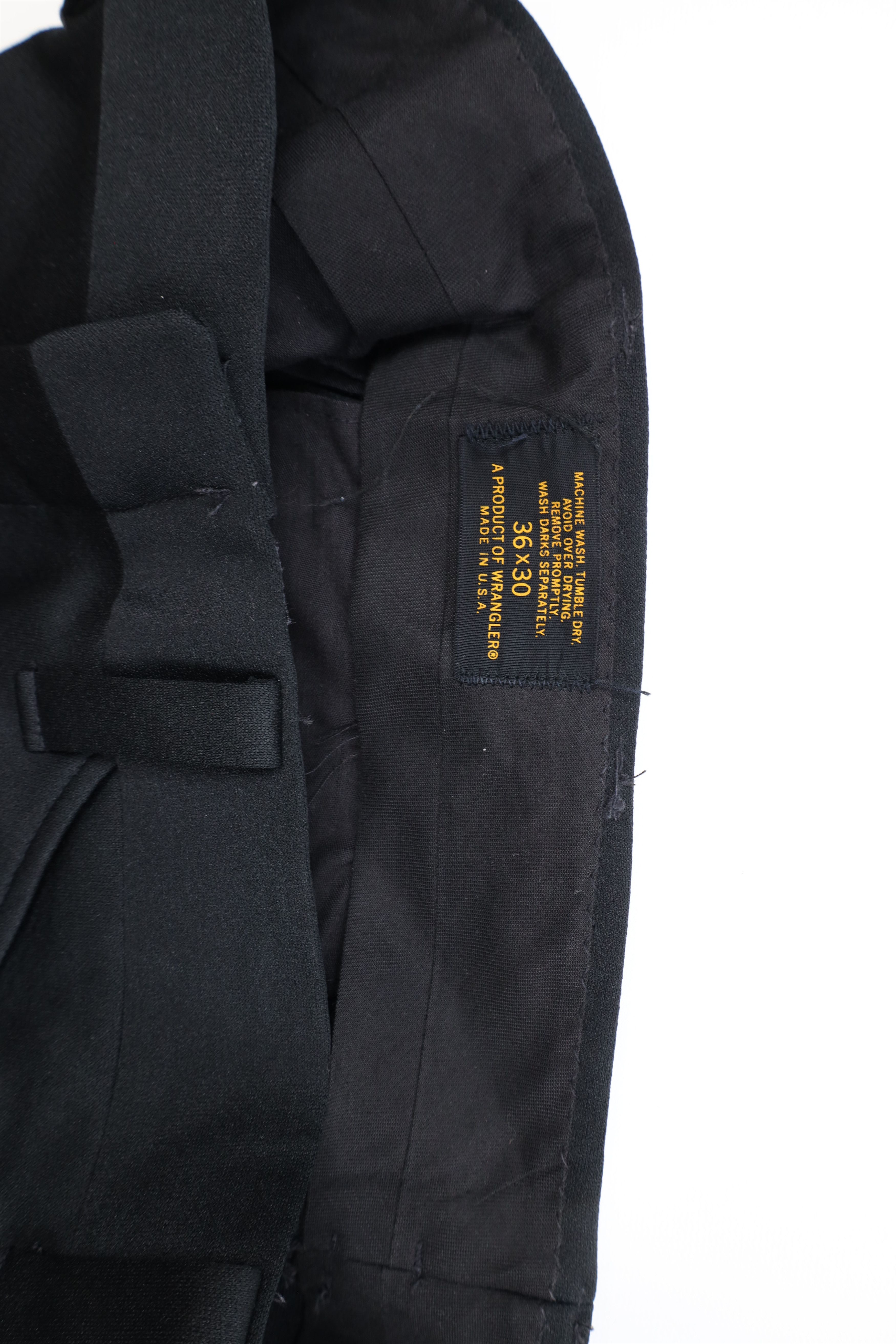 Vintage Vintage 60s 70s Wrangler Bell Bottoms Pants Black USA Size US 34 / EU 50 - 8 Thumbnail