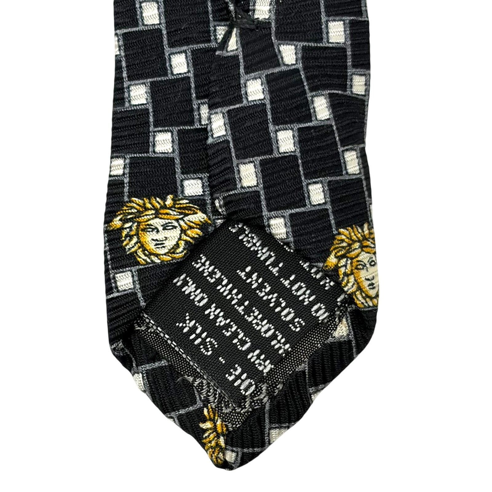 Versace Versace Vintage Medusa Tie Size ONE SIZE - 8 Thumbnail
