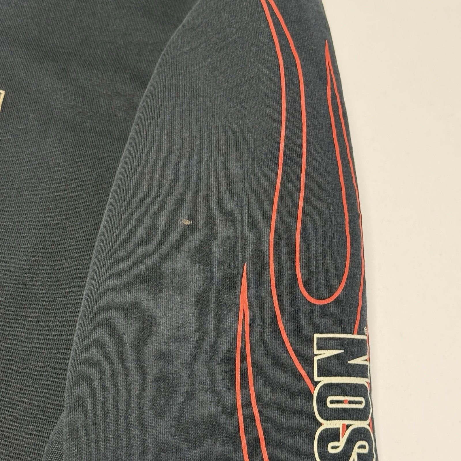 Harley Davidson Harley Davidson Hoodie Sweatshirt Mens Large Black Flame Sle Size US L / EU 52-54 / 3 - 4 Thumbnail