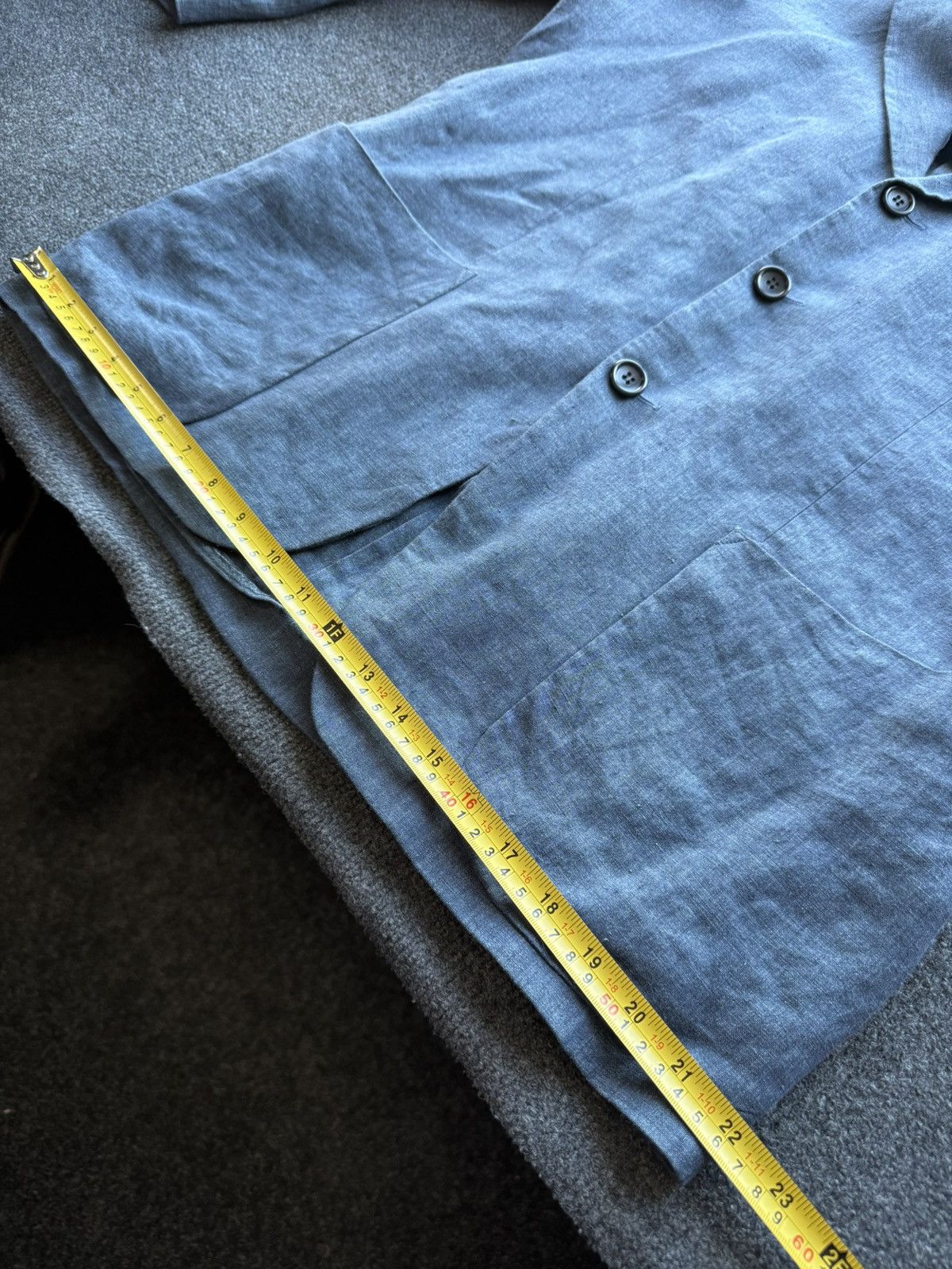 Hugo Boss Luxury Boss Hugo Boss Linen Blazer Maputo Blue 3 Button EU50 Size 40R - 21 Thumbnail