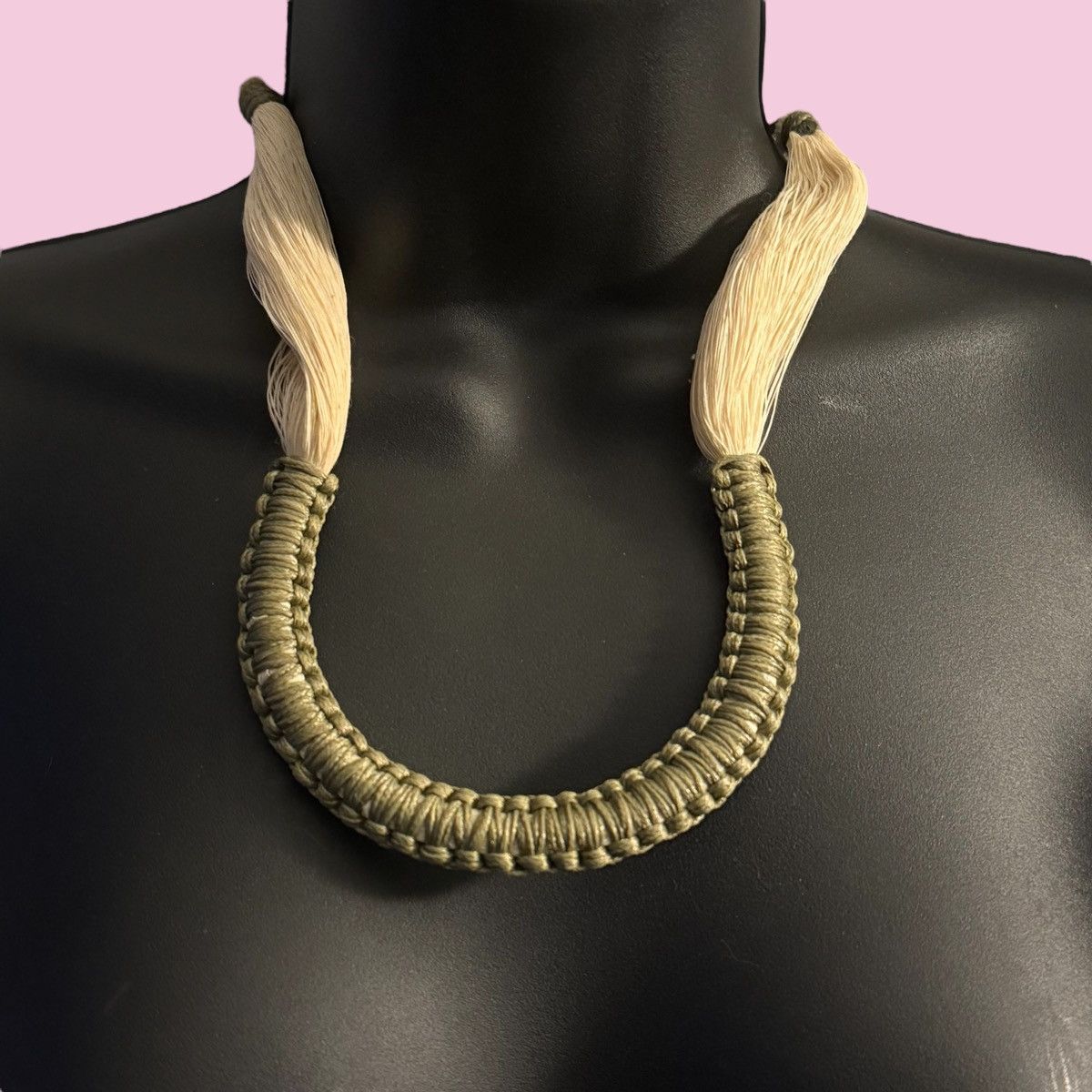 Other Macrame collar necklace Size ONE SIZE - 1 Thumbnail