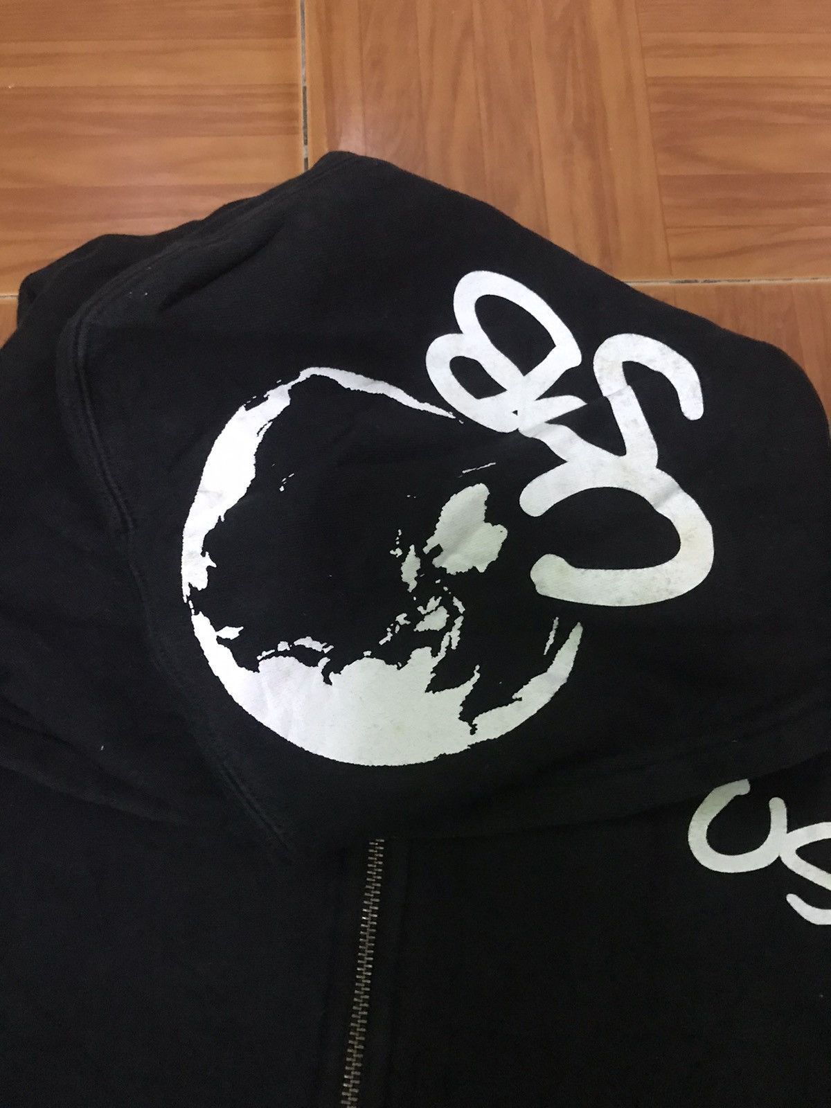 Japanese Brand u.s. boarder Oversized Black Skeleton Hoodie Size US XL / EU 56 / 4 - 15 Thumbnail