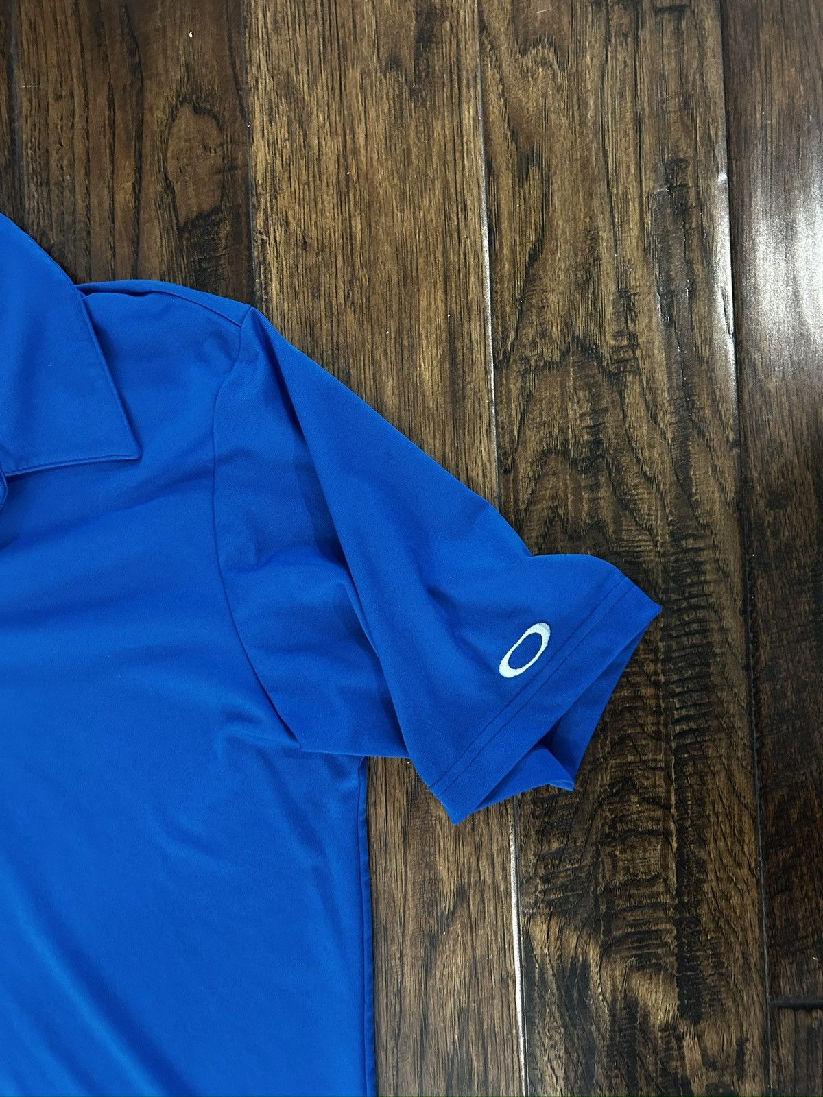 Oakley Oakley Dri-Fit Blue Polo Size US L / EU 52-54 / 3 - 3 Thumbnail