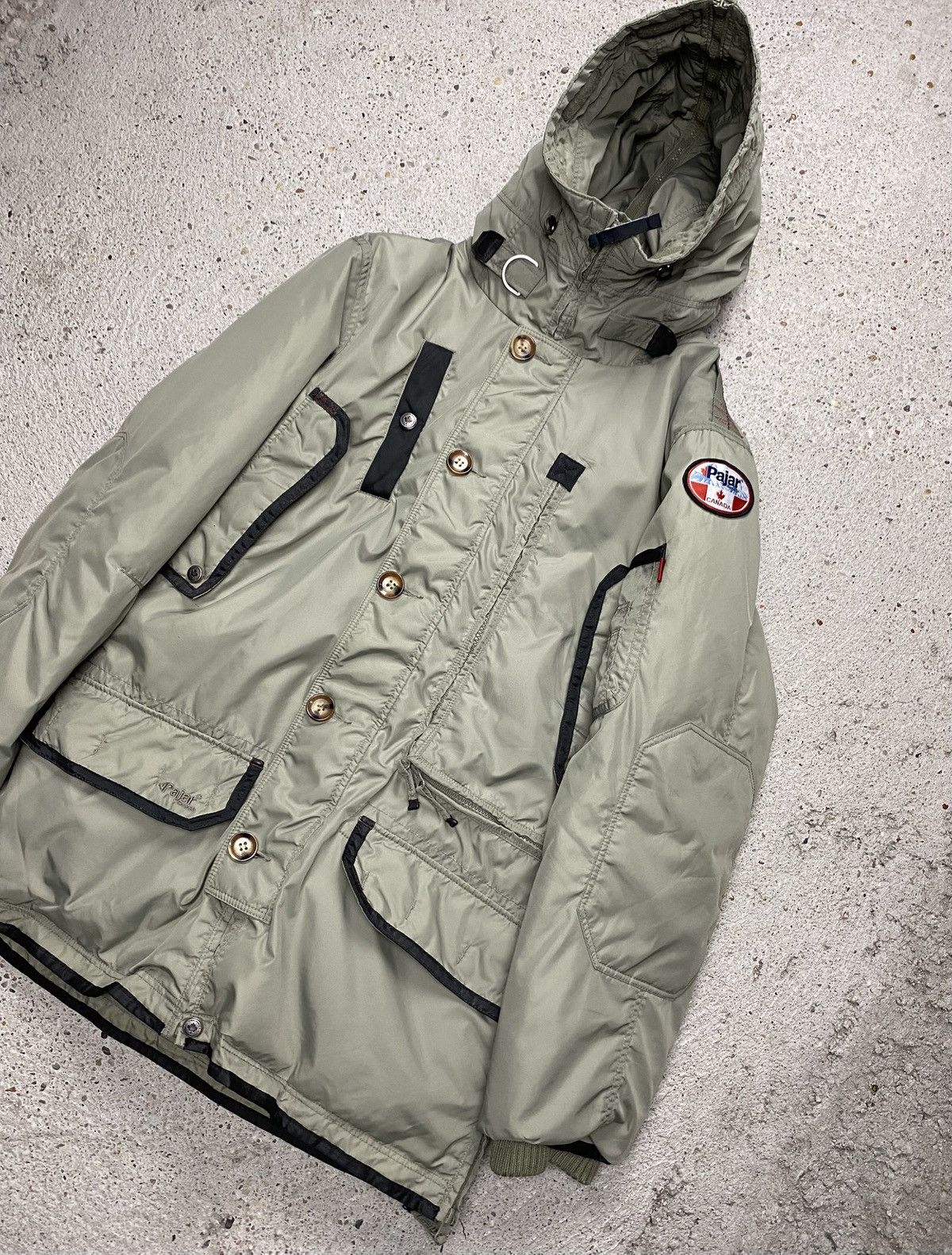 Pajar Pajar green trench coat jacket gorpcore outdoor Size US M / EU 48-50 / 2 - 6 Thumbnail