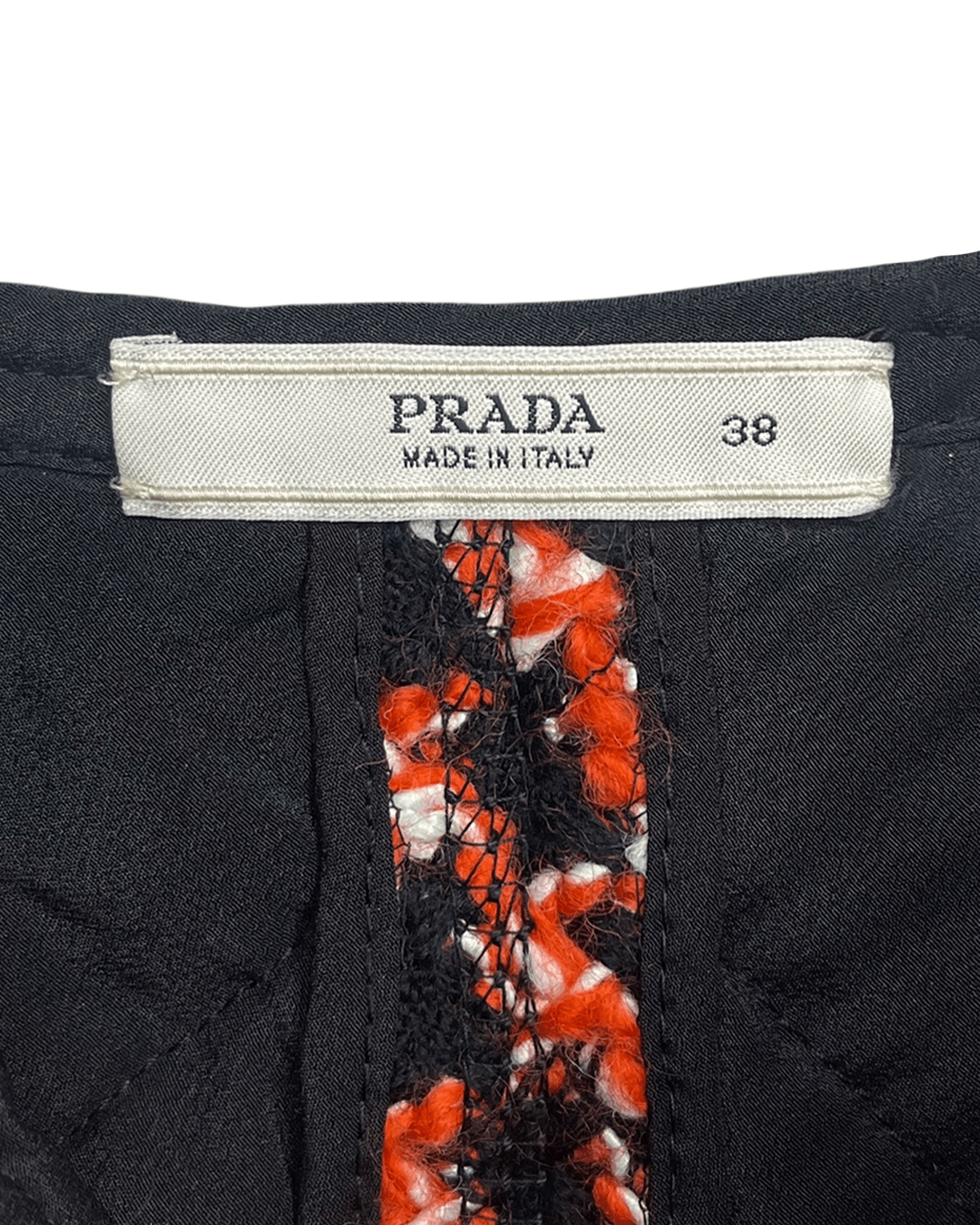 Prada Prada 2000s Fringe Detail A Line Wool Skirt Size 26" / US 2 / IT 38 - 7 Thumbnail