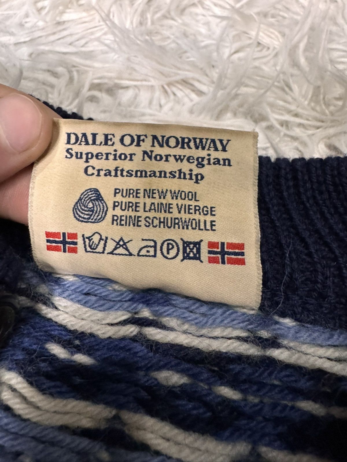 Dale Of Norway navy sweater Daly od Norway Size US L / EU 52-54 / 3 - 3 Thumbnail