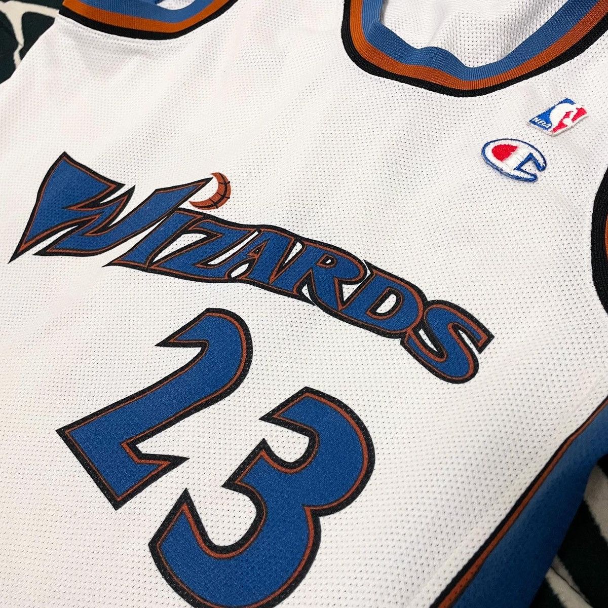 Champion × NBA JORDAN WASHINGTON WIZARDS CHAMPION SIZE M NBA JERSEY Size US S / EU 44-46 / 1 - 4 Thumbnail