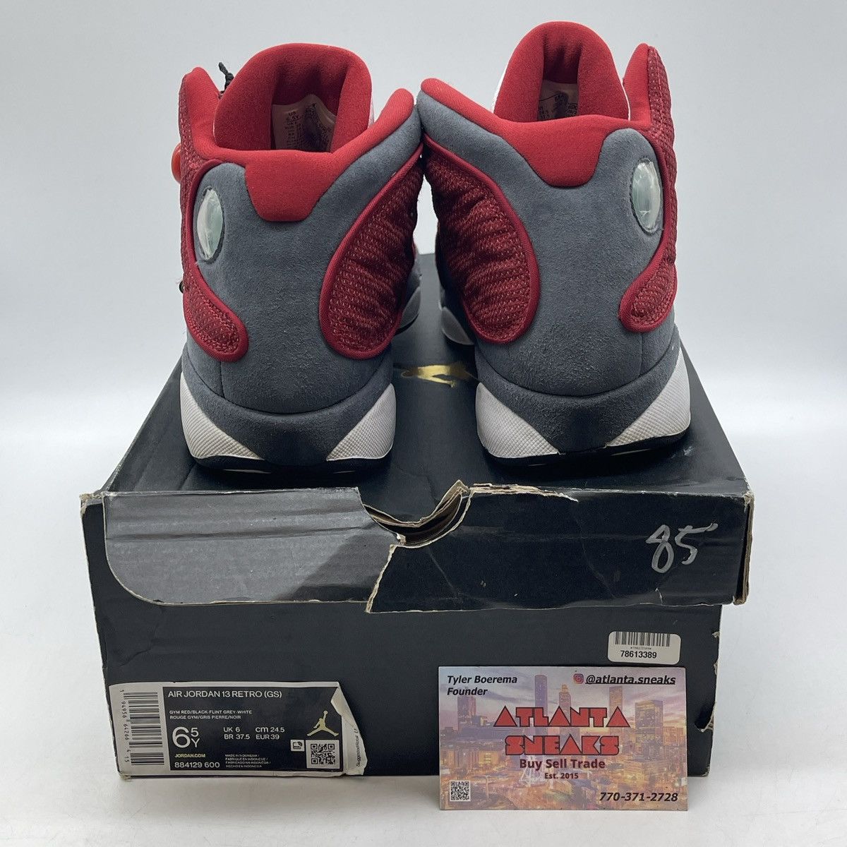 Jordan Brand Air Jordan 13 red flint Size US 6.5 / EU 39-40 - 3 Thumbnail