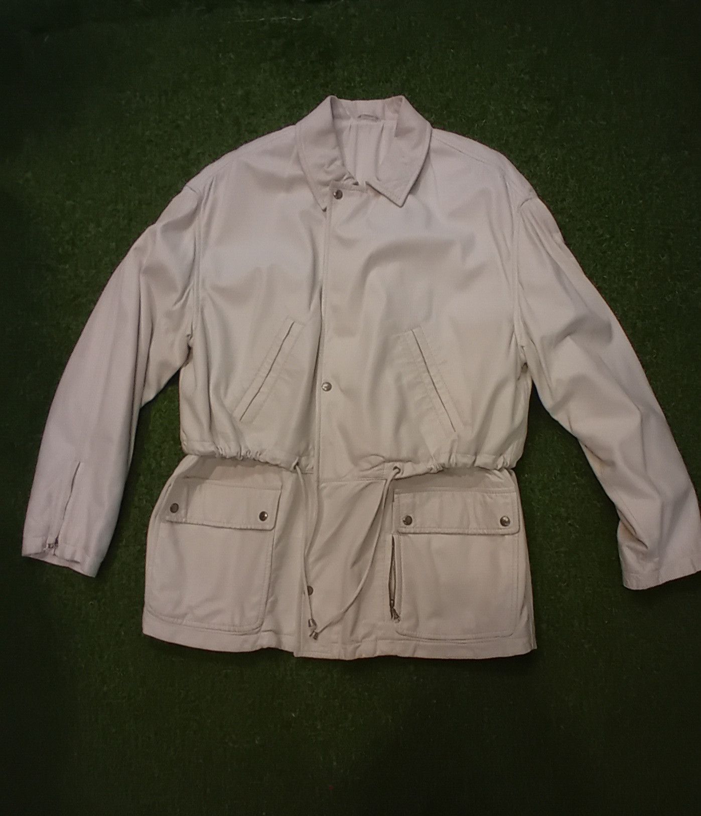 Valentino Vintage Valentino Pelle Lambskin Field Jacket Archive 90s Size US XL / EU 56 / 4 - 2 Thumbnail