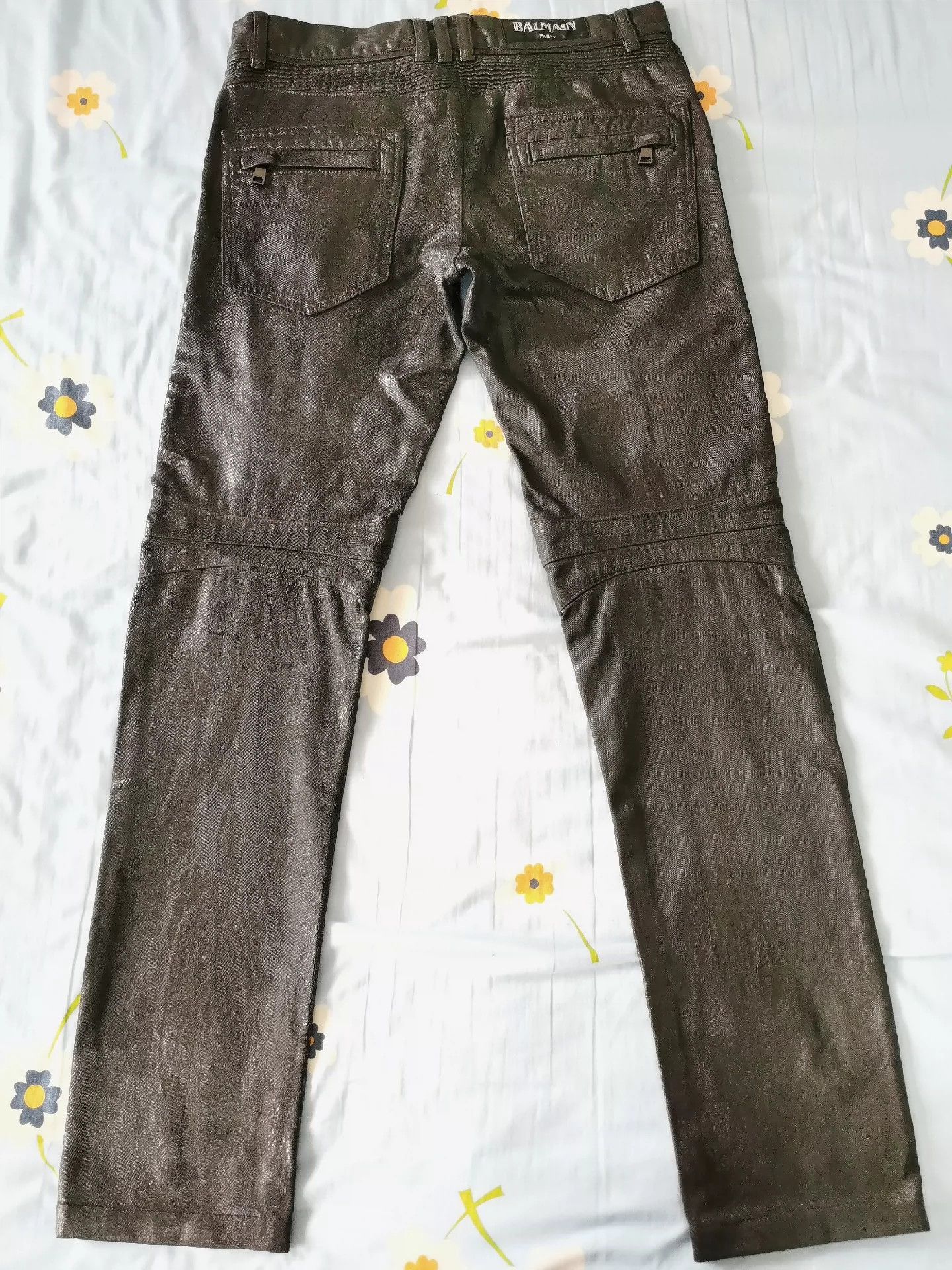 Balmain Balmain Balmain Coating and brushing glue to make old jean Size US 30 / EU 46 - 6 Thumbnail