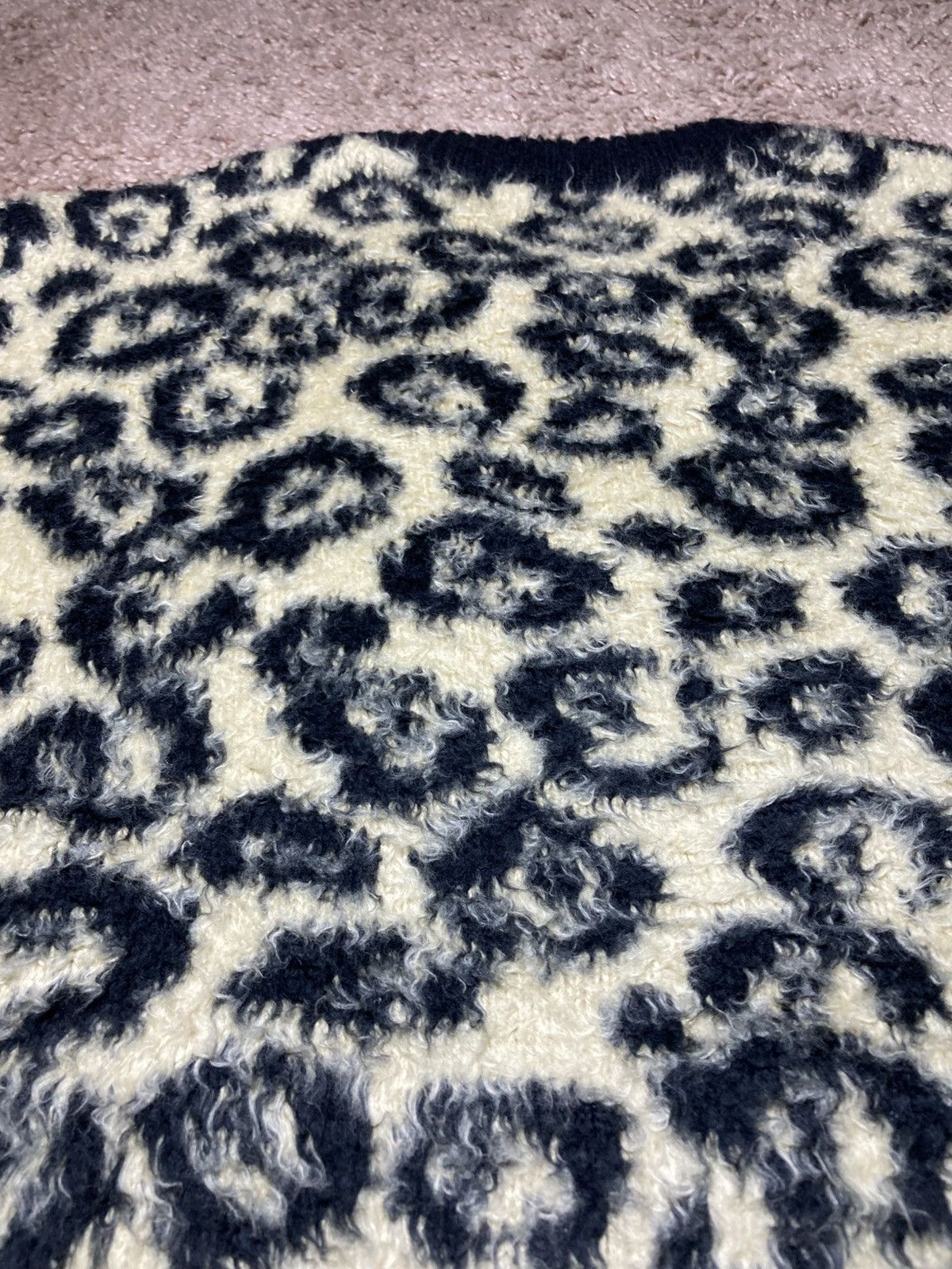 Celine SS20 Celine Leopard Cropped Shaggy Sweater 2020 Knit Hedi S Size US S / EU 44-46 / 1 - 10 Thumbnail